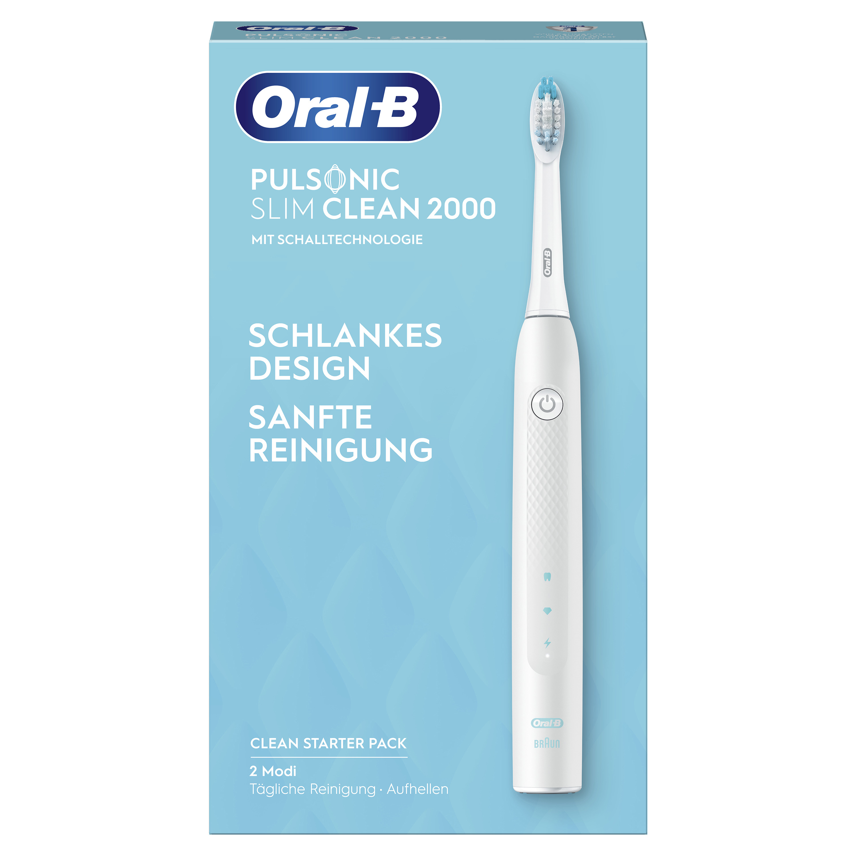 Oral B – Pulsonic Slim Clean 2000 White 1stk