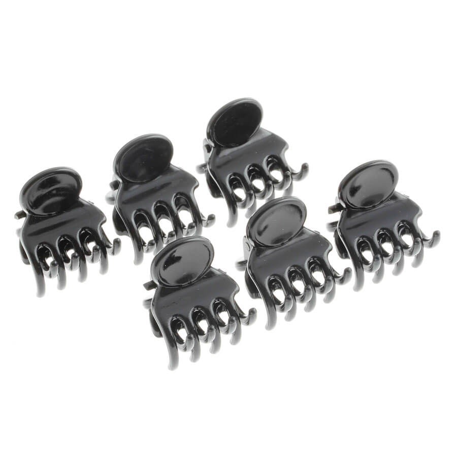 DailyGO - Klemme schwarz Kunststoff 1.5cm