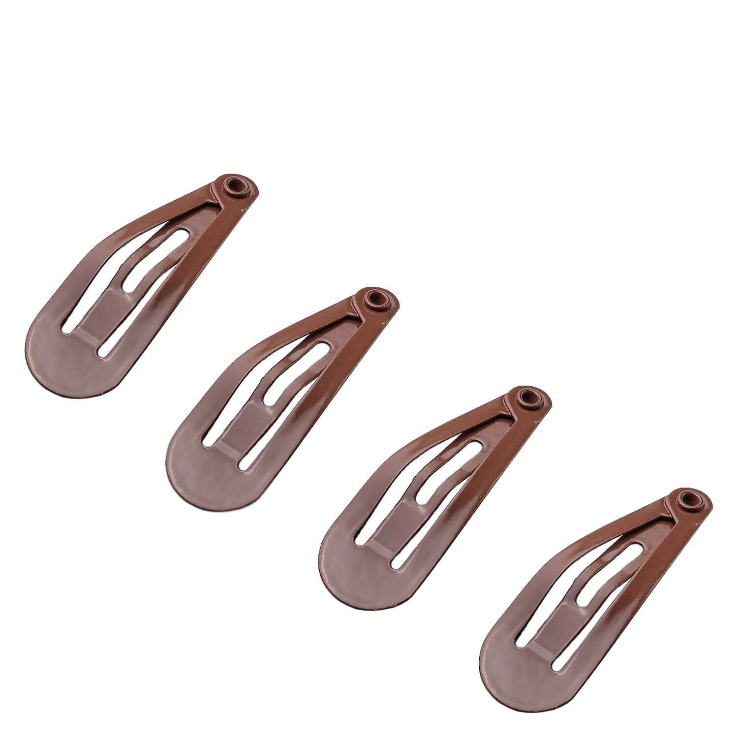 Dailygo – Click Clack Metall Dreieckig Braun 3cm 4x