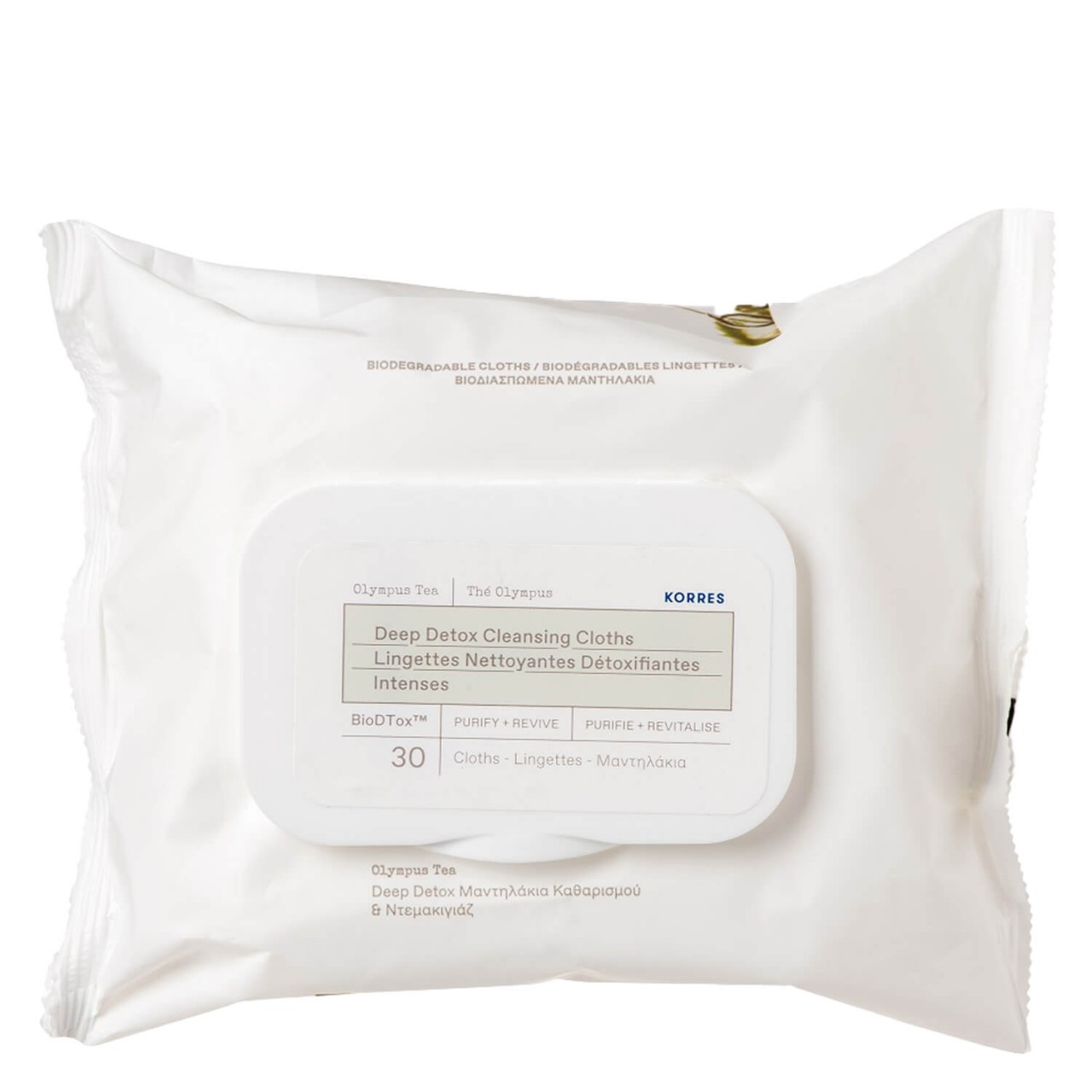 Korres Care - Olympus Tea Deep Detox Cleansing Cloths