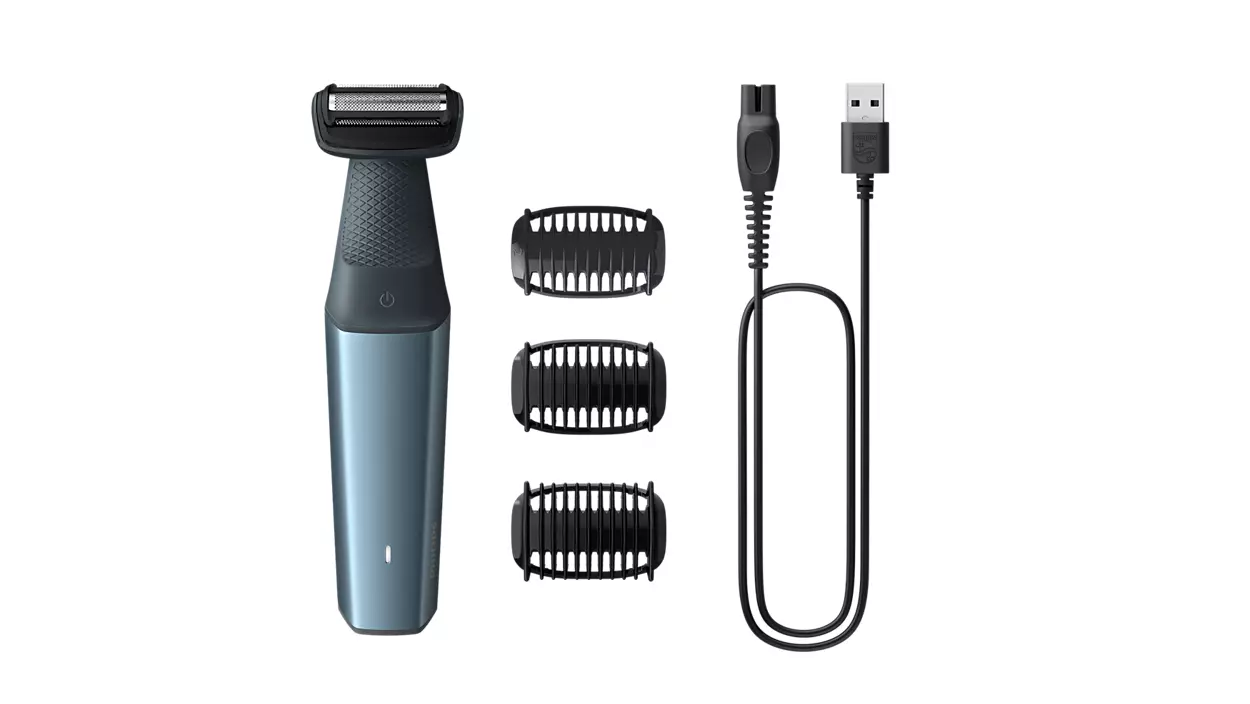 Philips Bodygroom - Series 3000 Wasserfester Trimmer Für Körper Und Intimbereich Bg3027/05 1x