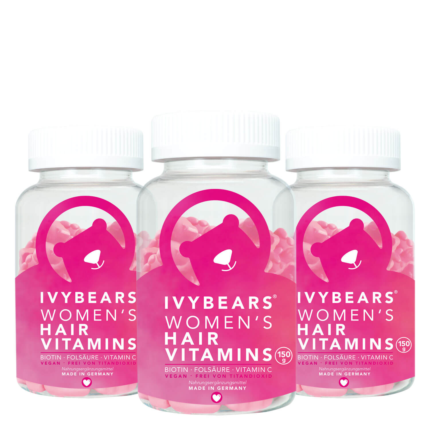 Ivybears Women's Hair Vitamins 3 Mois Ivybears HAARprodukte.ch