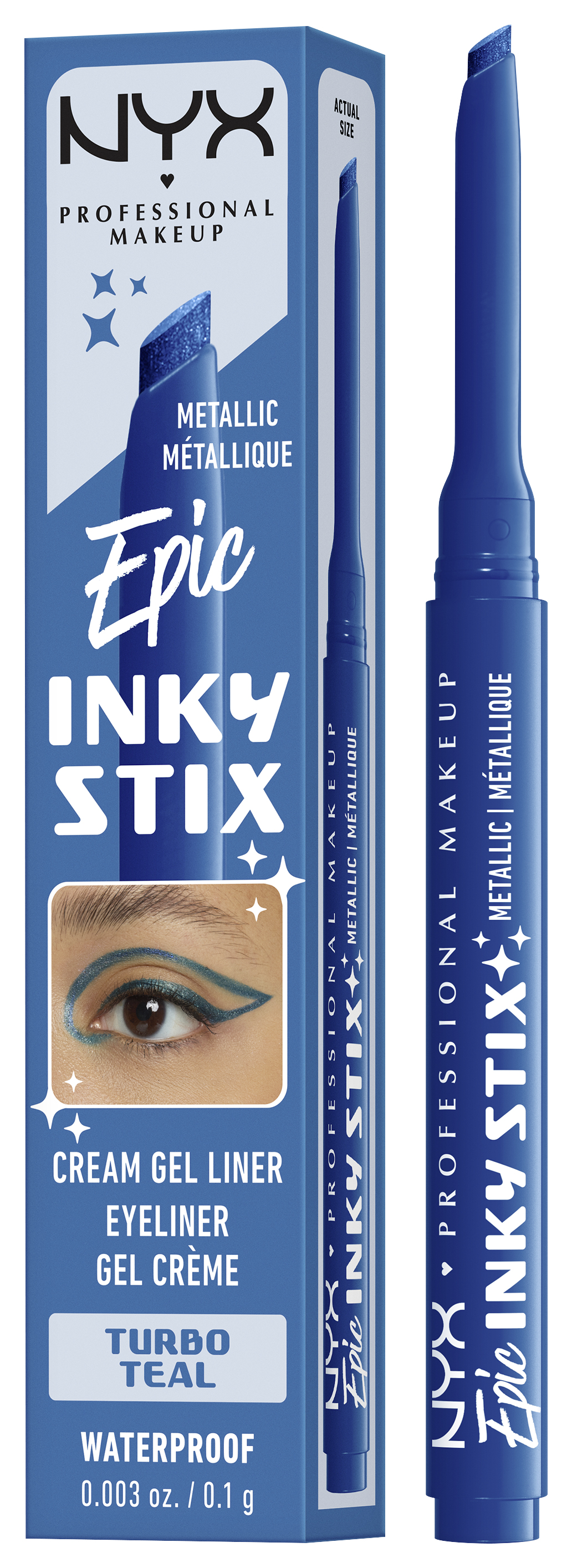 Nyx Professional Makeup Nyx Liner - Epic Inky Stix Cream Gel Eyeliner Waterproof Turbo 0,1g
