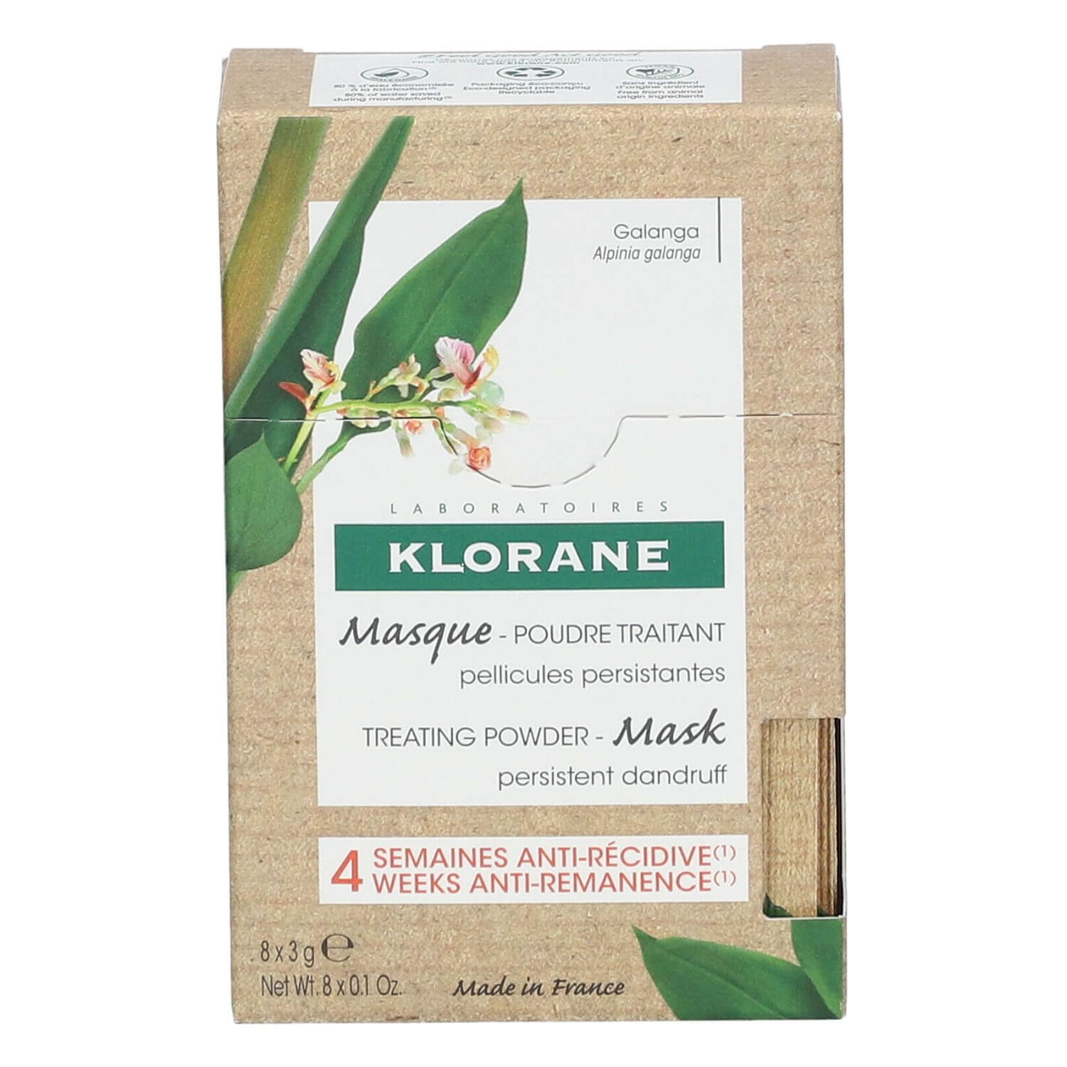 KLORANE AntiSchuppen Galgant Masken Pulver PerfectHair.ch