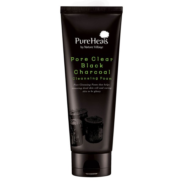 Image of PureHeals - Pore Clear Black Charcoal Cleansing Foam