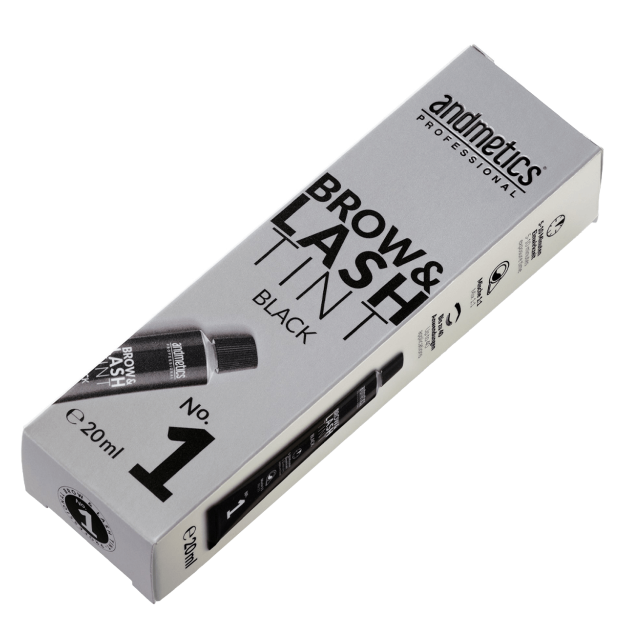 andmetics Professional - Augenbrauen- & Wimpernfarbe Schwarz