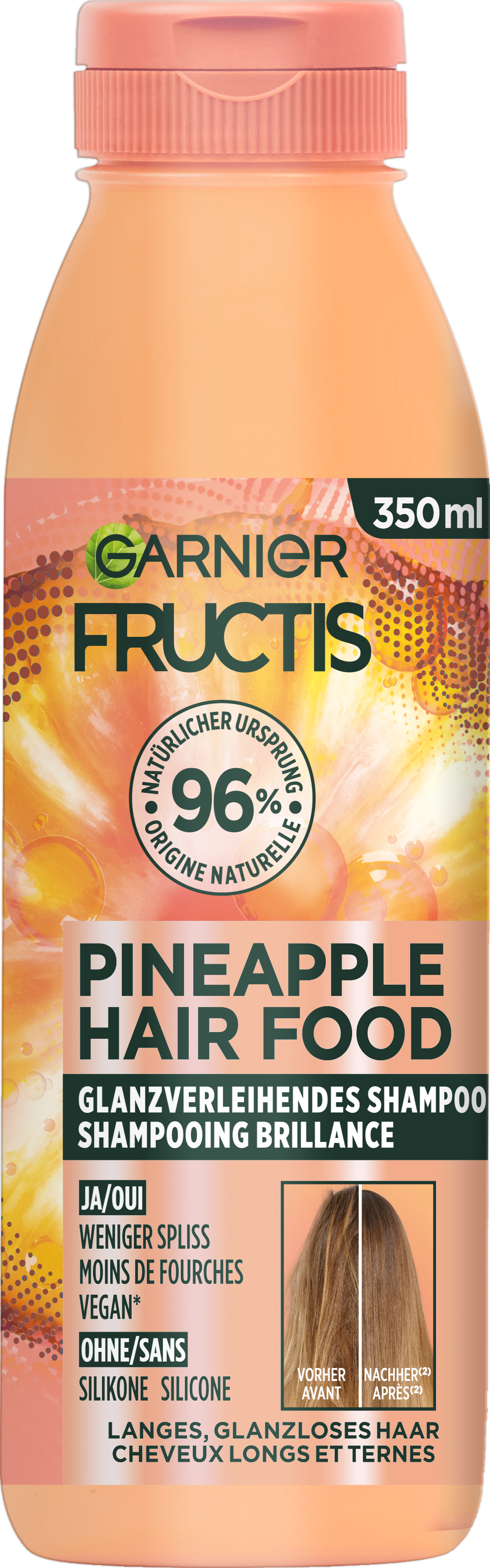 Garnier Fructis - Glanzverleihendes Ananas Hair Food Shampoo 350ml
