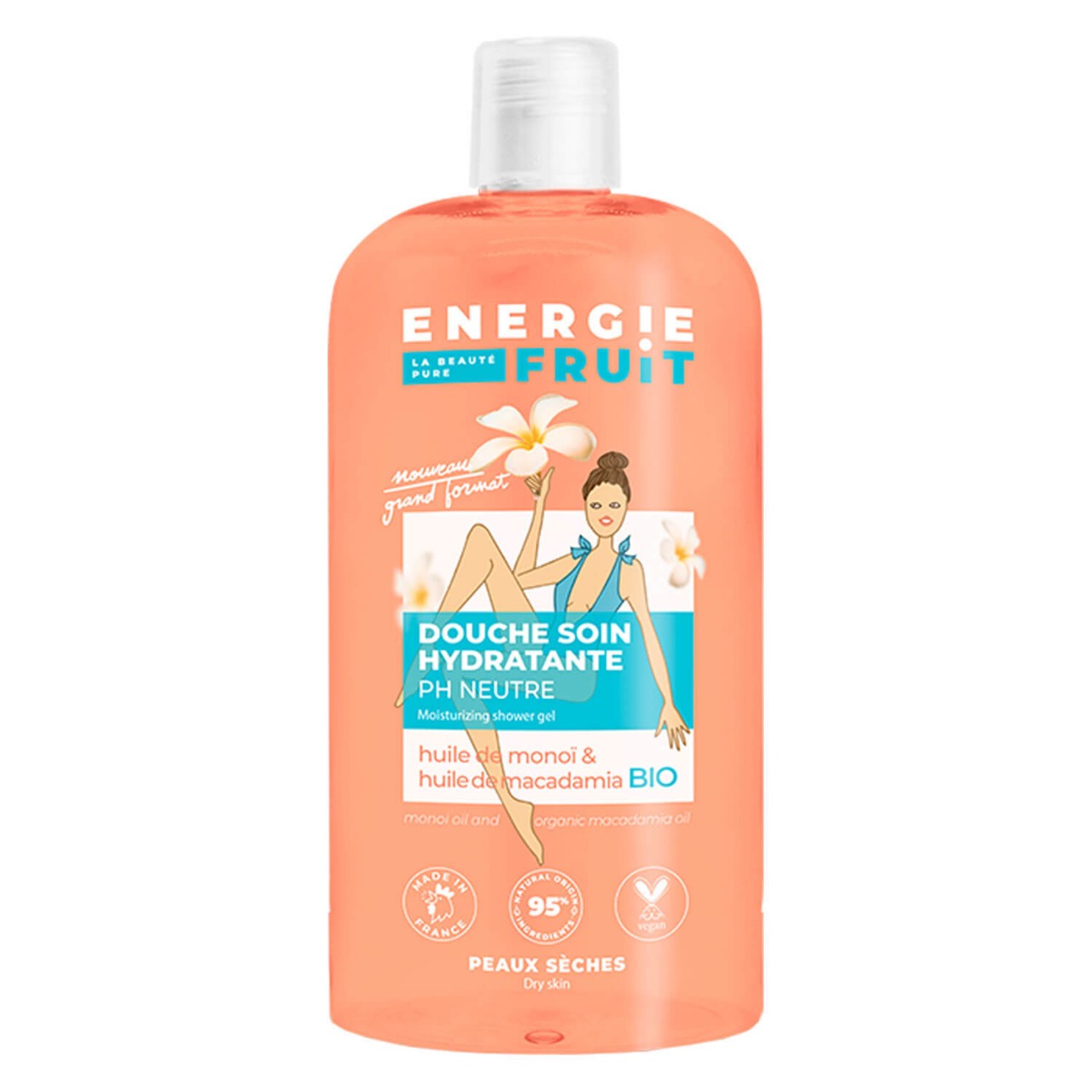 ENERGIE FRUIT - Douche Soin Hydratante Huile de Manoi