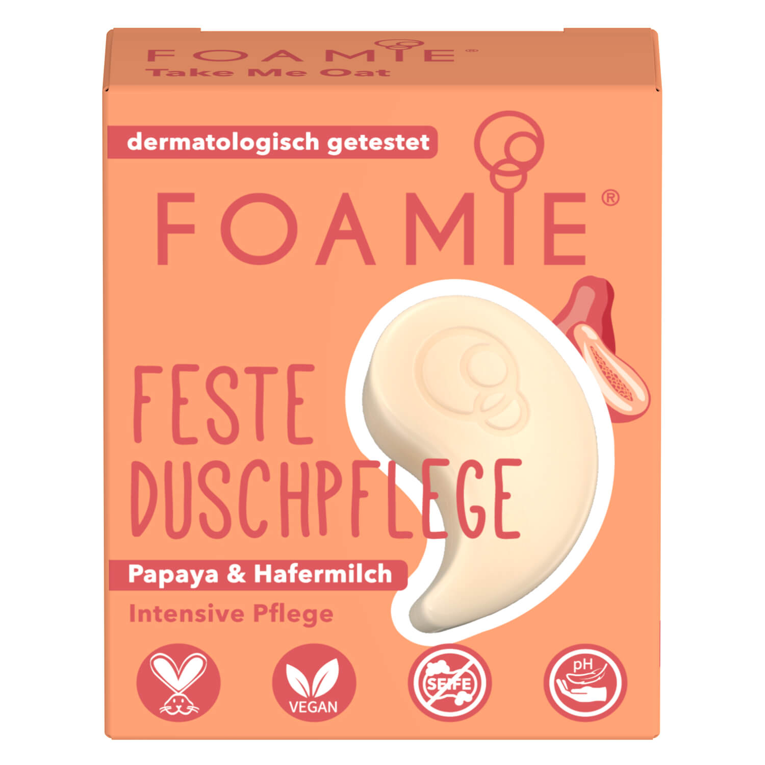 Foamie – Feste Duschpflege Take Me Oat Travel 20g