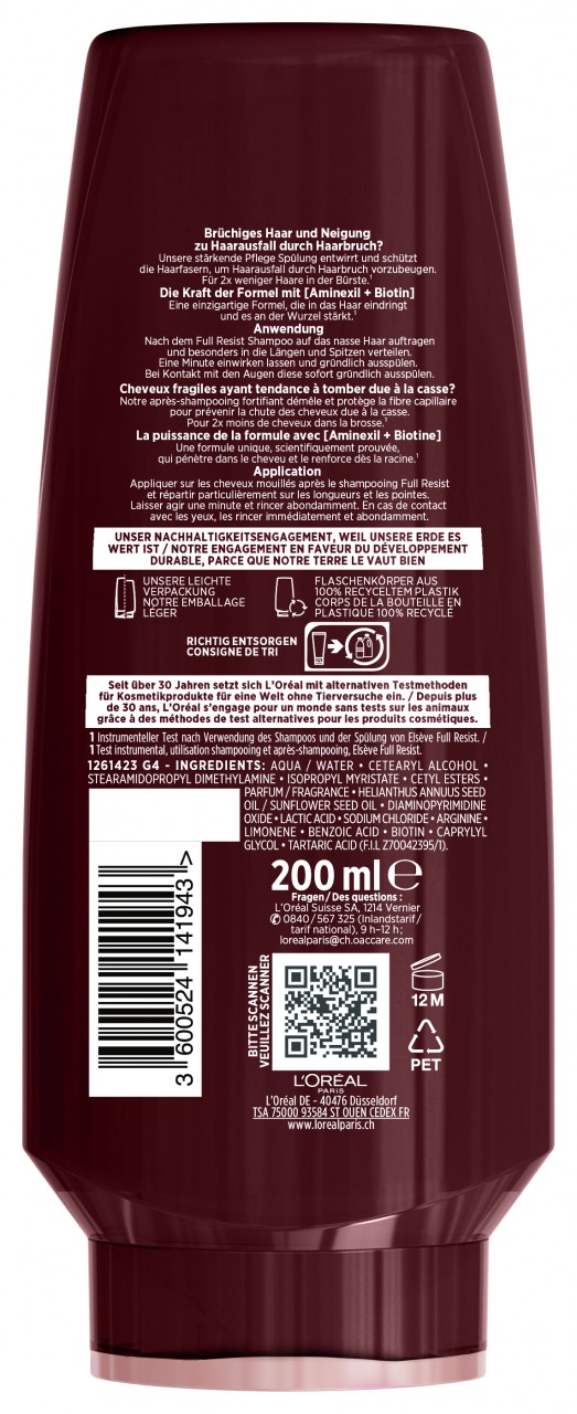 LOréal Elseve Haircare - Full Resist Stärkende Pflege-spülung