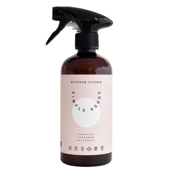 Image of SIMPLE GOODS - Bath Cleaner Spray Geranium, Lavender, Patchouli
