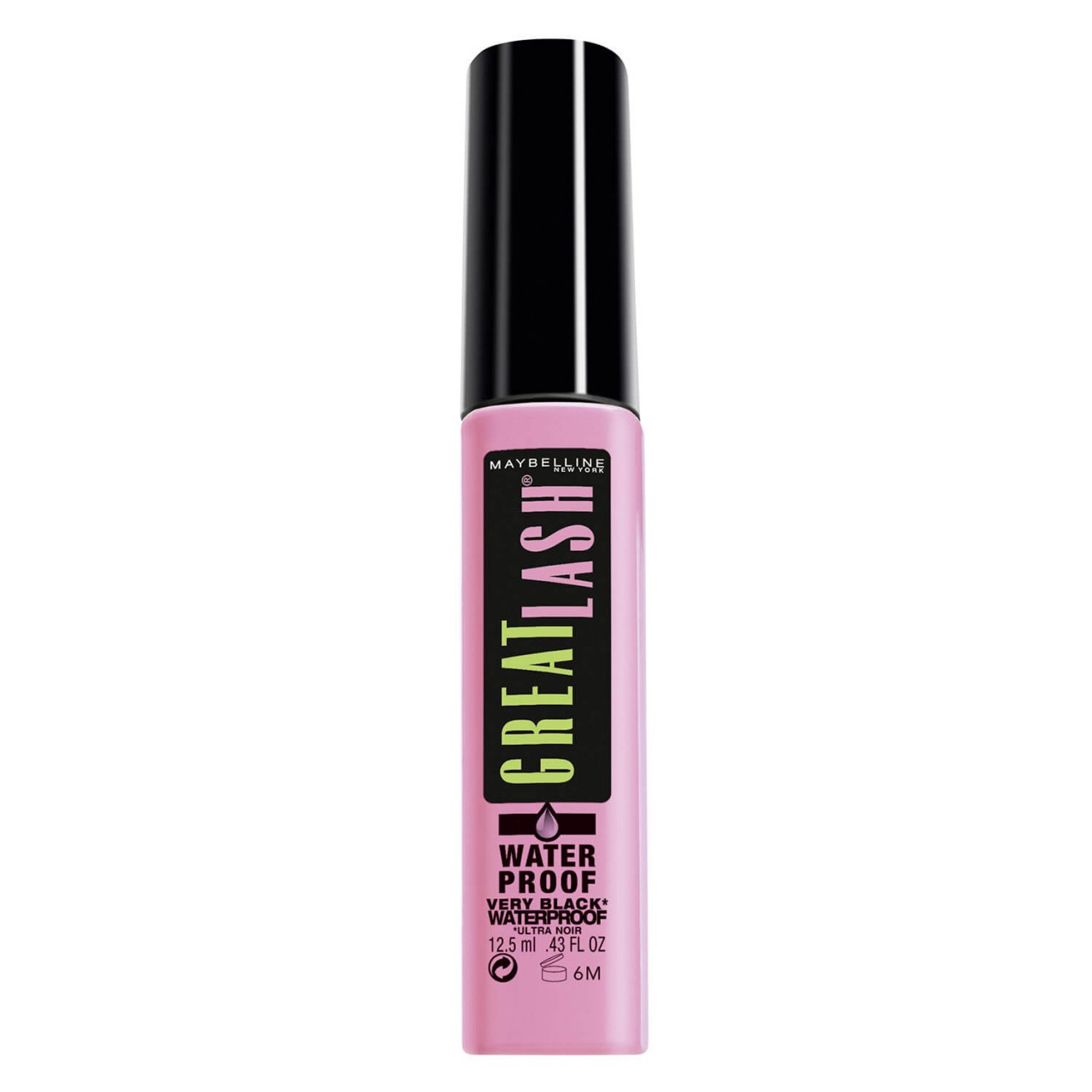 Maybelline NY Mascara - Great Lash Mascara Very Black Waterproof