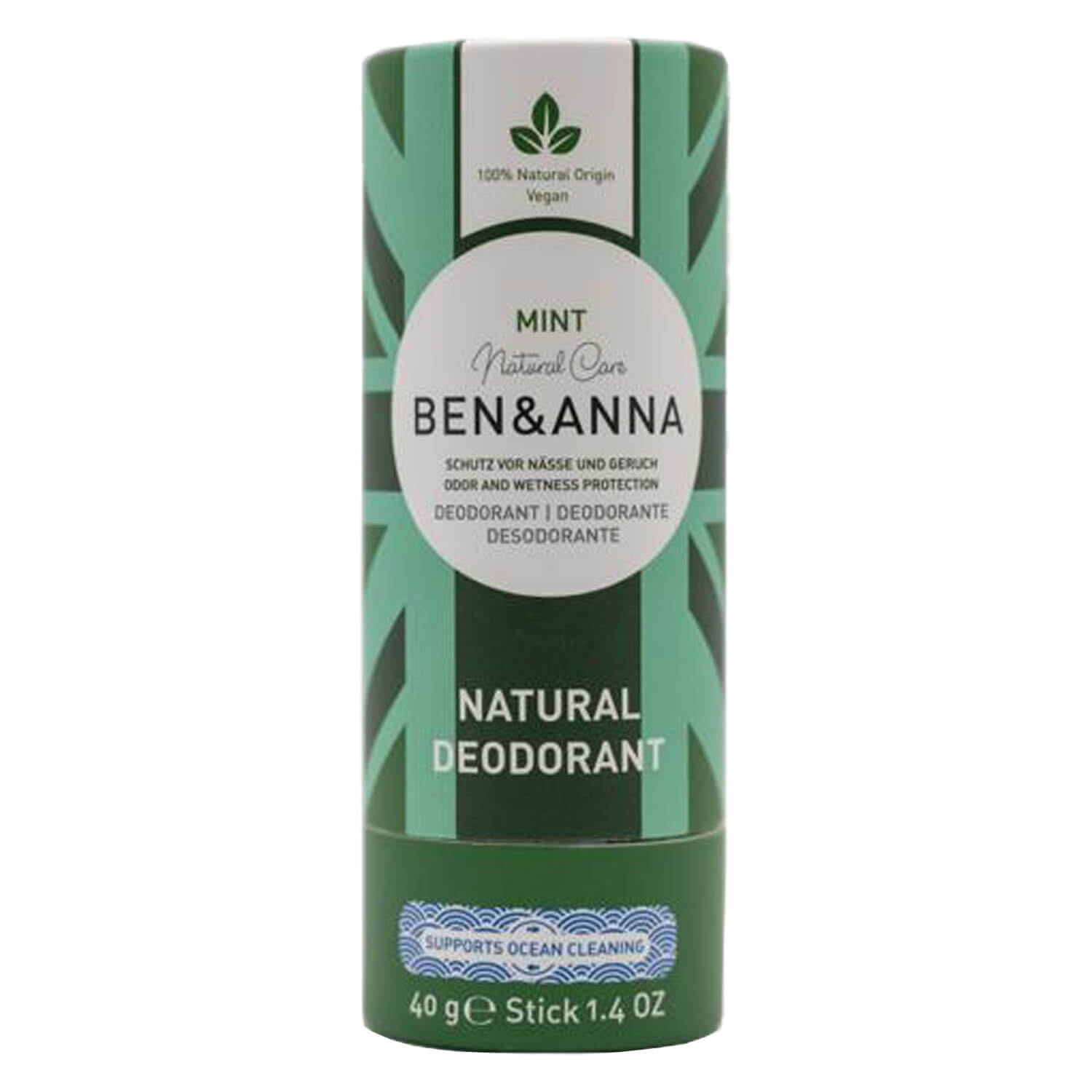 Ben&Anna – Mint Deo Stick Papertube 40g