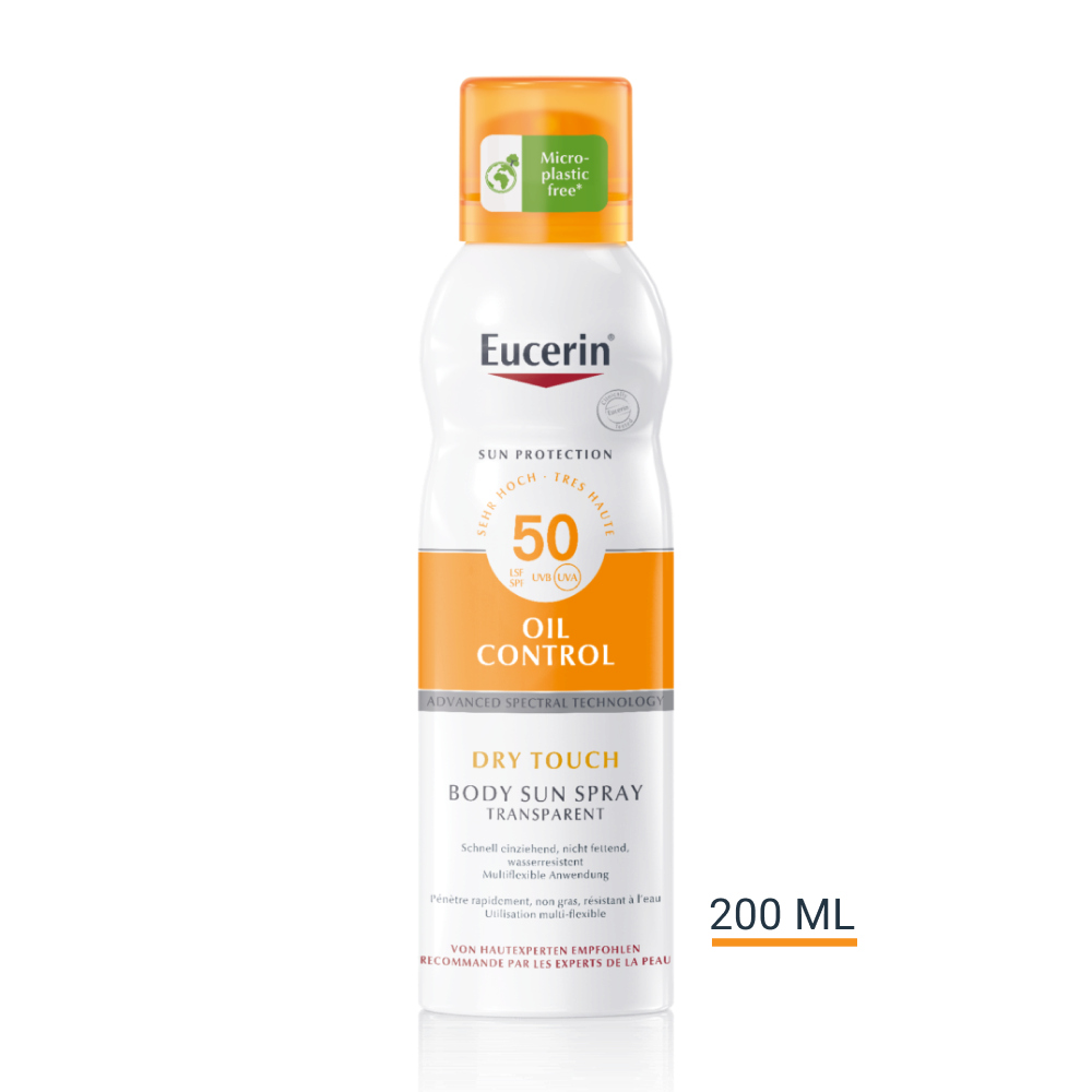 Eucerin - Sun Body Spray Oil Control Dry Touch Lsf 50 (Aerosol) 200ml