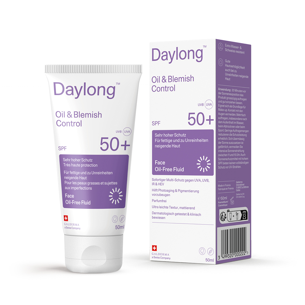 Daylong Face - Oil-Free Fluid Spf 50+ 50ml