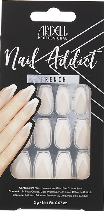 Ardell Nail Addict - Modern French 24x