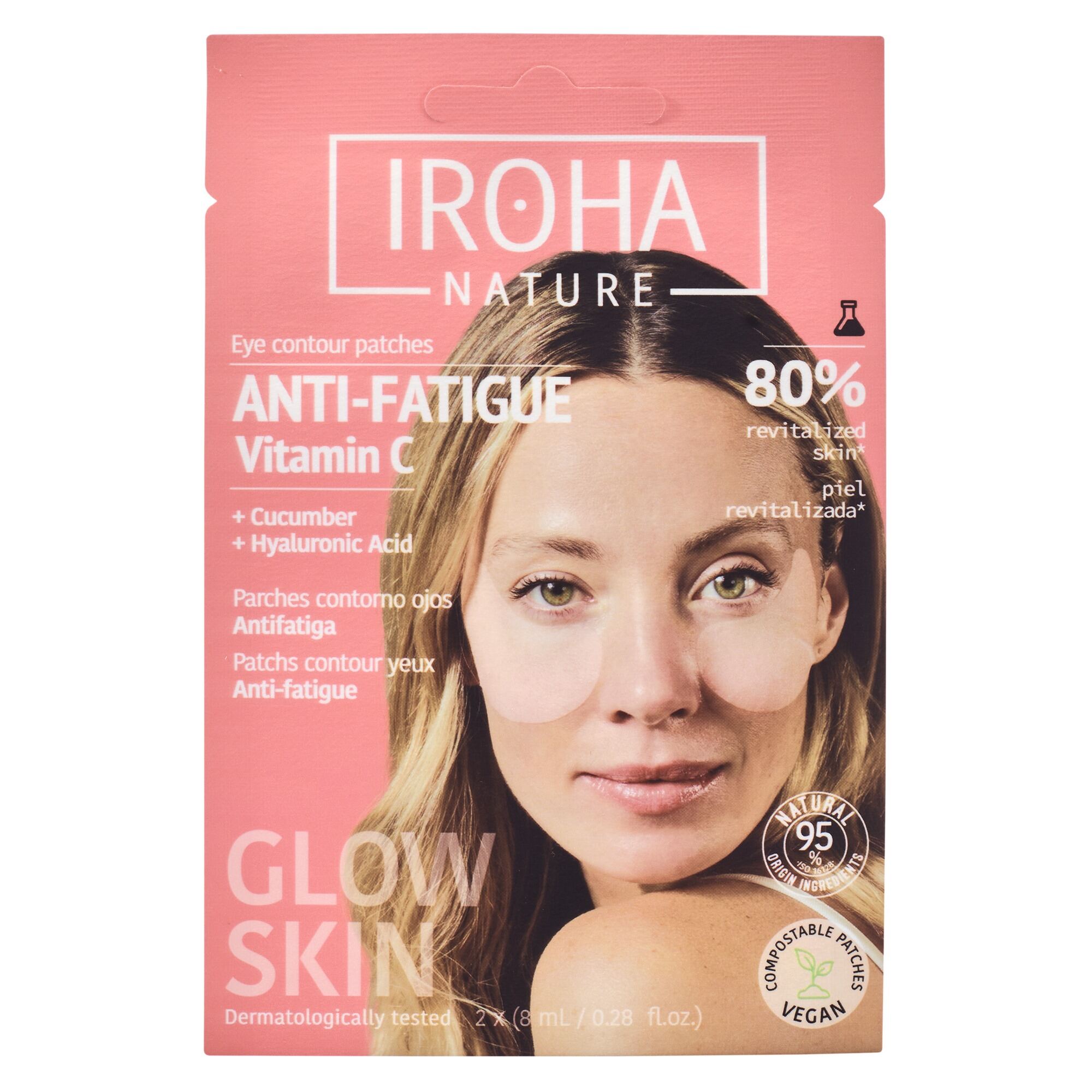 Iroha Nature - Anti Fatigue & Illuminating Eye Contour Patches 2x8ml