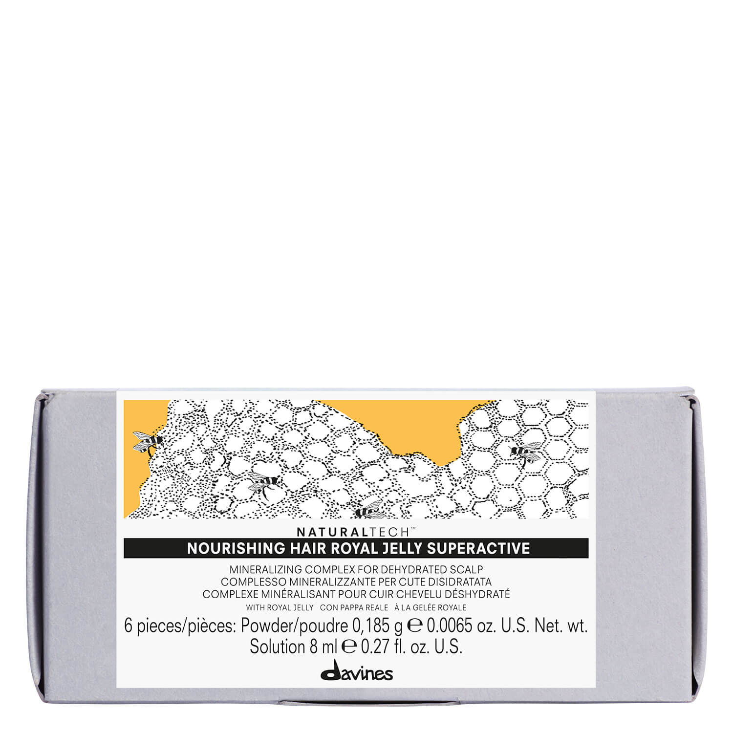 Davines Naturaltech - Nourishing Hair Royal Jelly Superactive 6x8ml