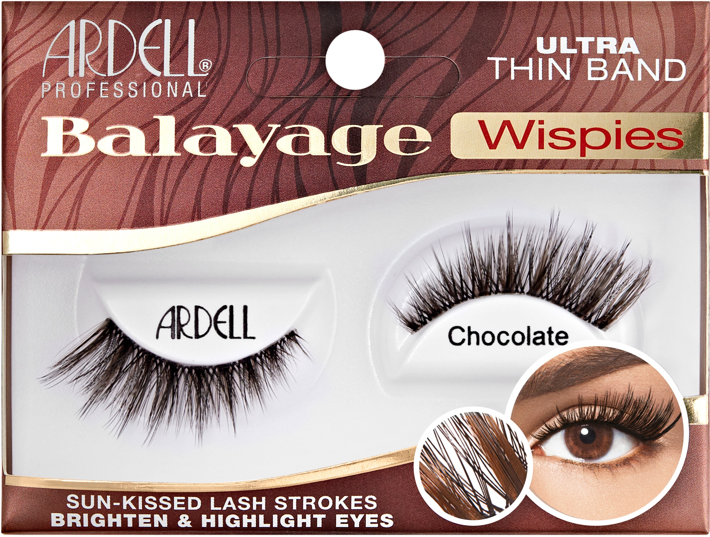 Ardell False Lashes - Balayage Wispies Chocolate 1x