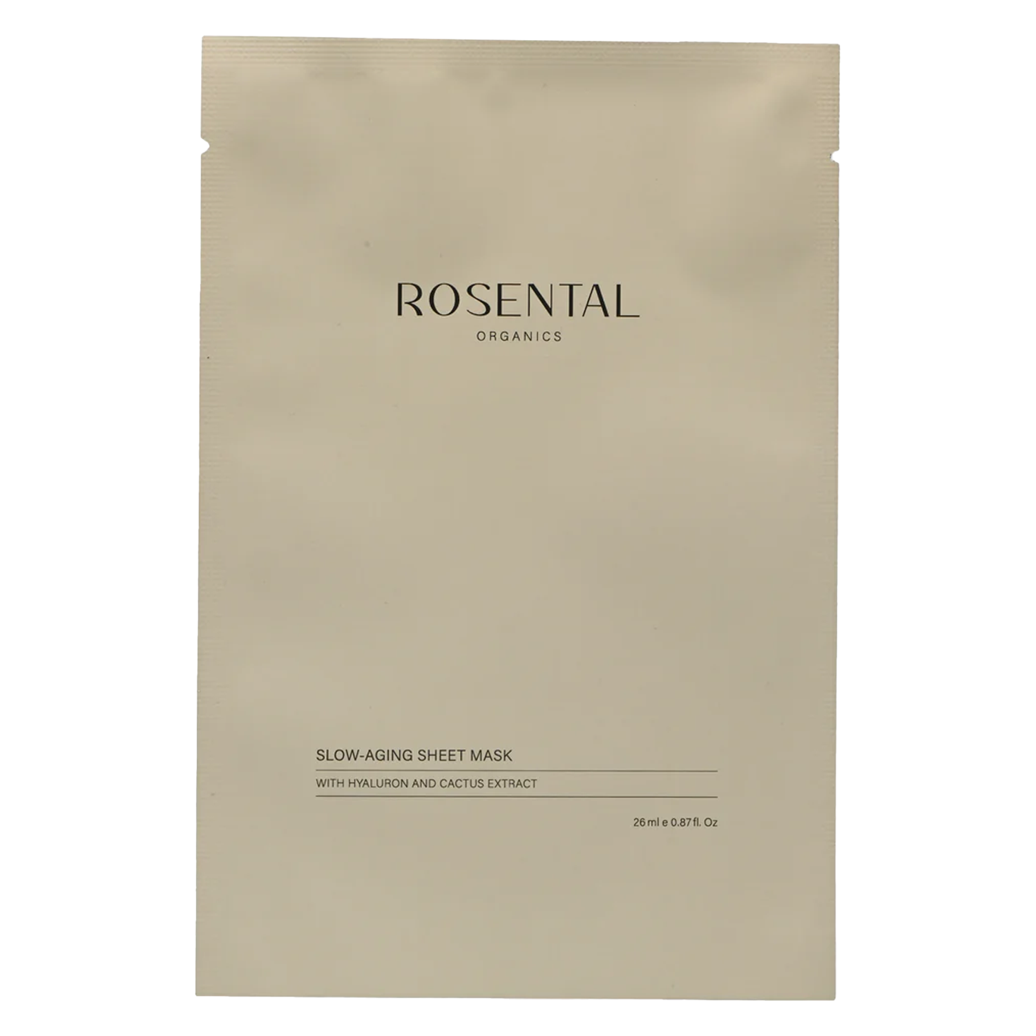 Rosental Organics Rosental Face Care – Slow-Aging Sheet Mask 1x