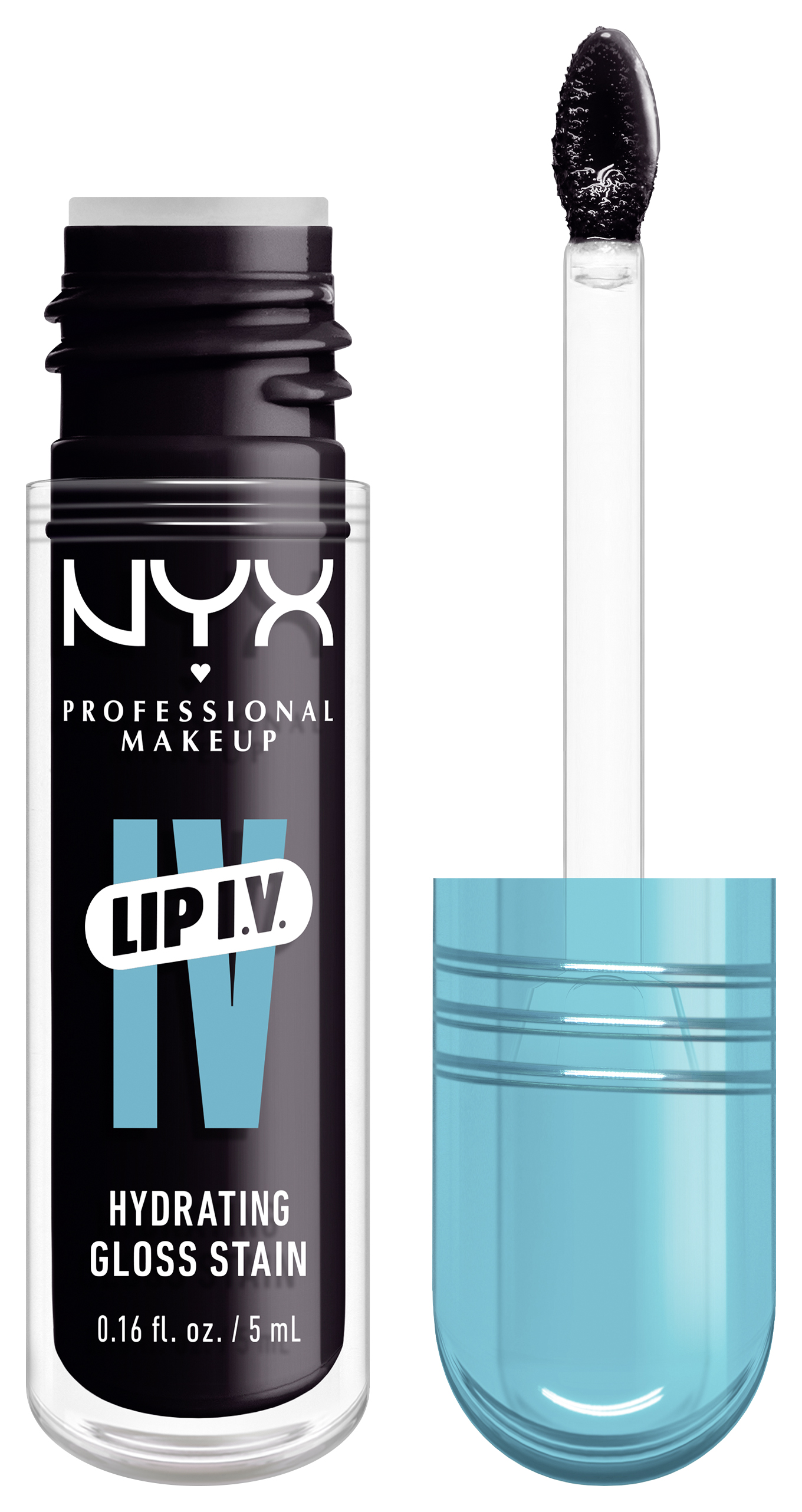 Nyx Professional Makeup Lip Iv – Gloss Serum Feuchtigkeitsspendender Lipgloss Grape Gushin’ 5ml