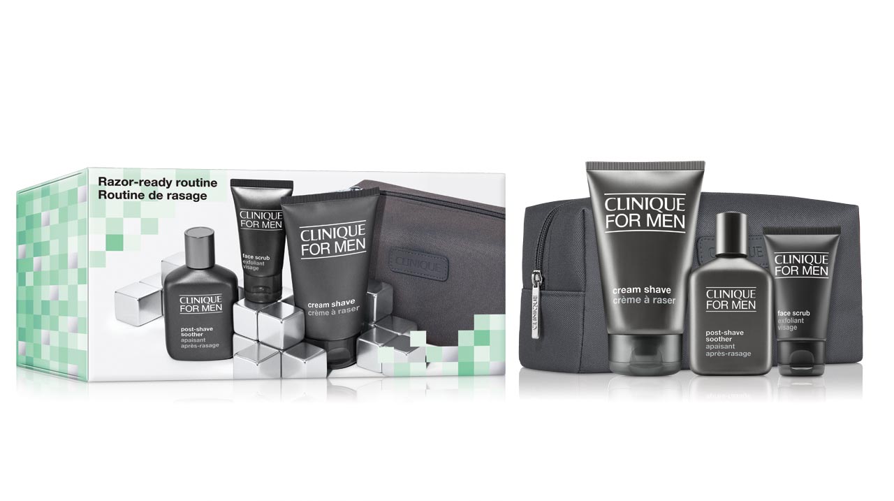 Clinique Set – Razor-Ready Routine Skincare Set 1x