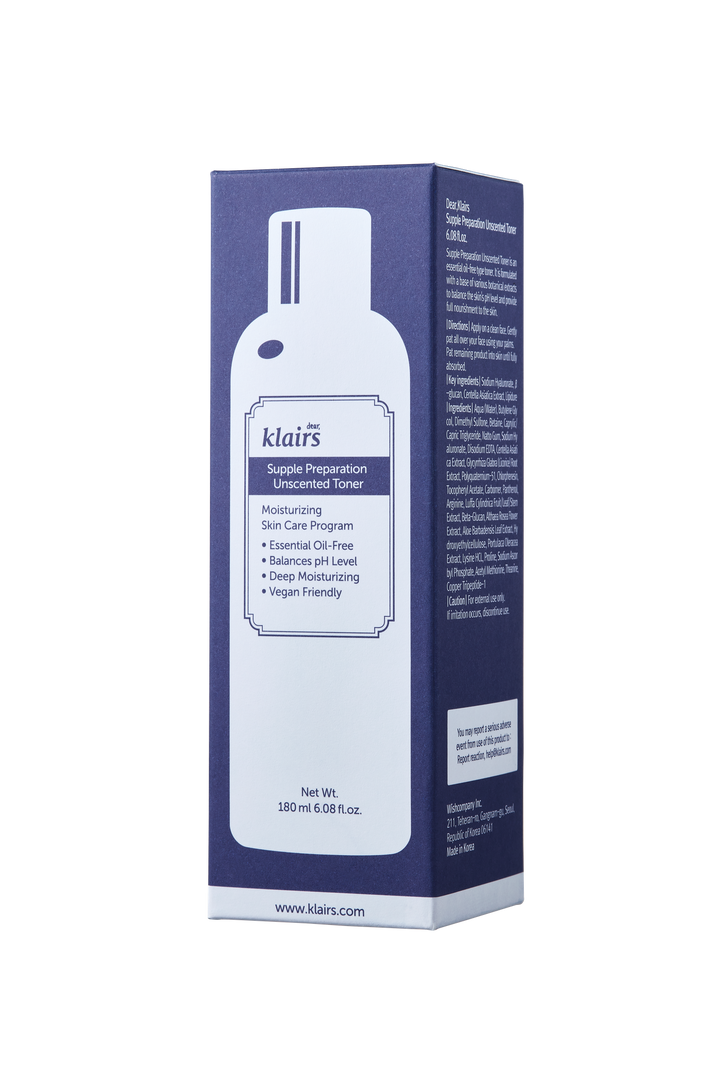 Dear, Klairs – Supple Preparation Unscented Toner 180ml