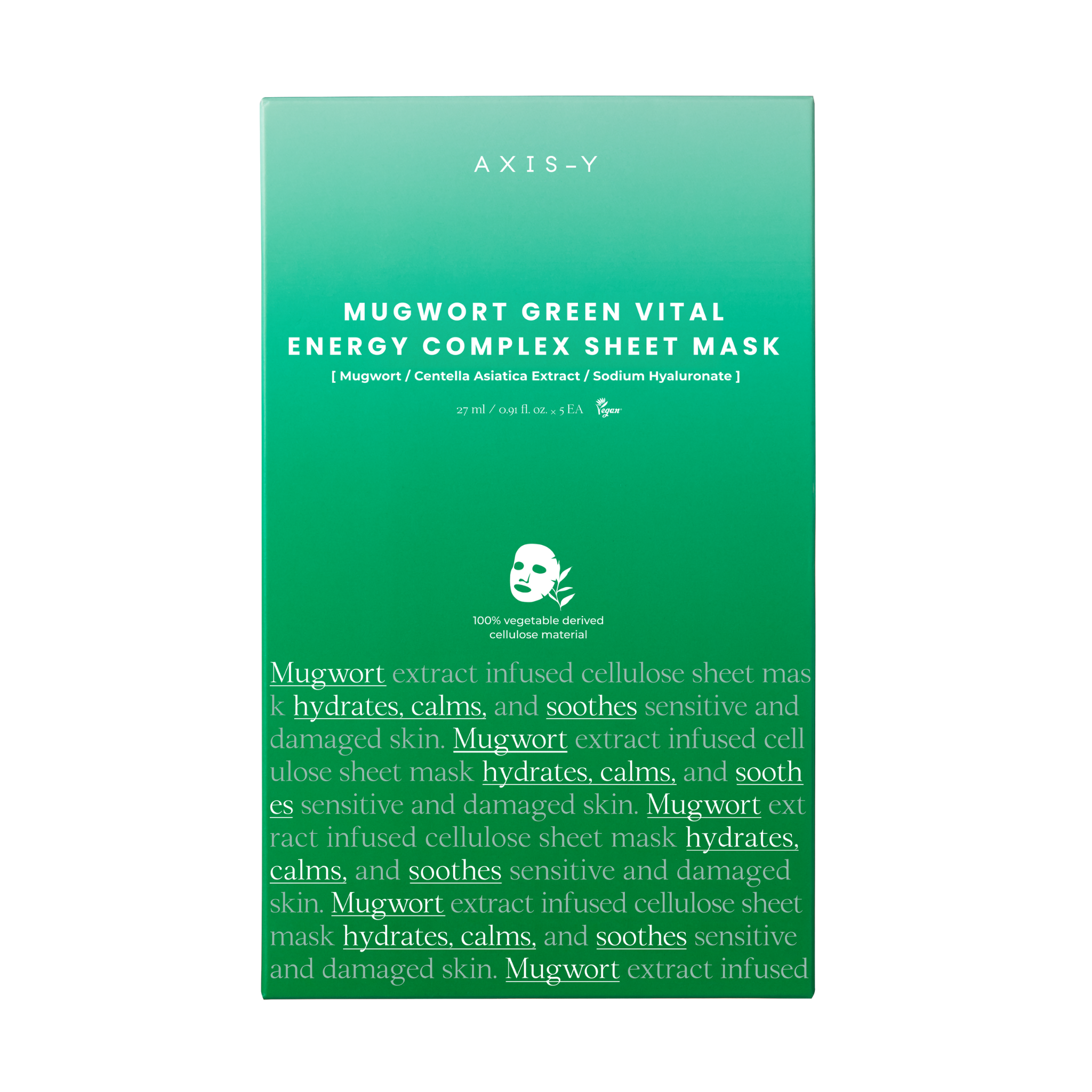 Axis-Y 6+1+1 – Green Vital Energy Complex Mask 1x