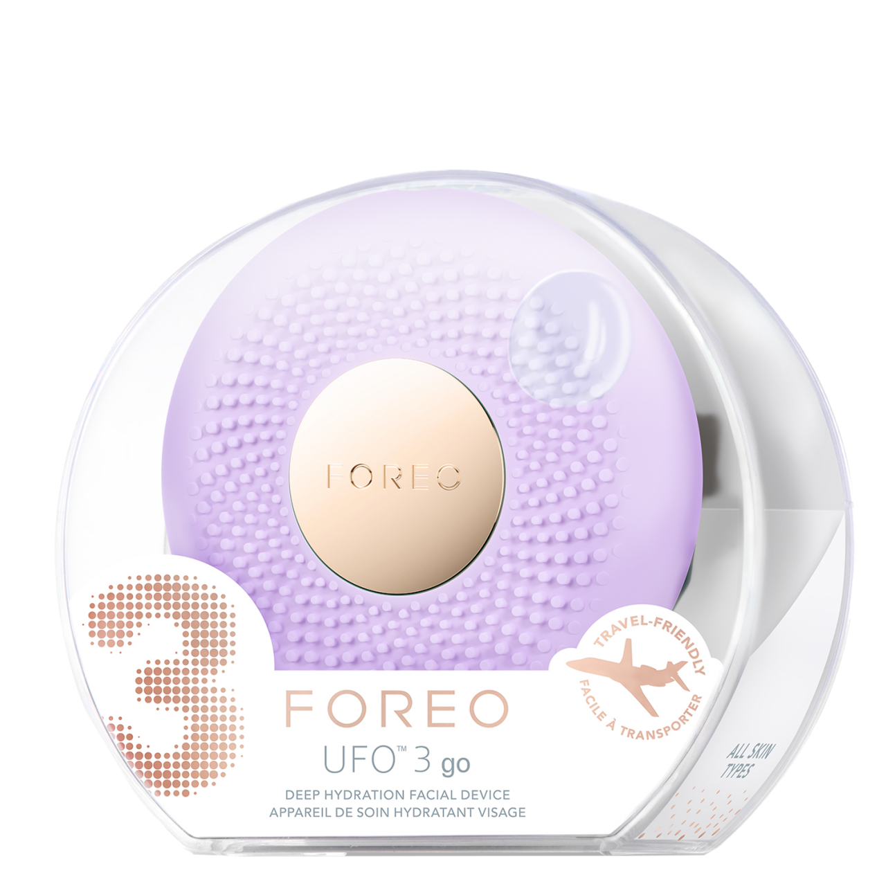 UFO™ 3 go - Maskengerät mit Wärme & LED-Lichttherapie Lavender