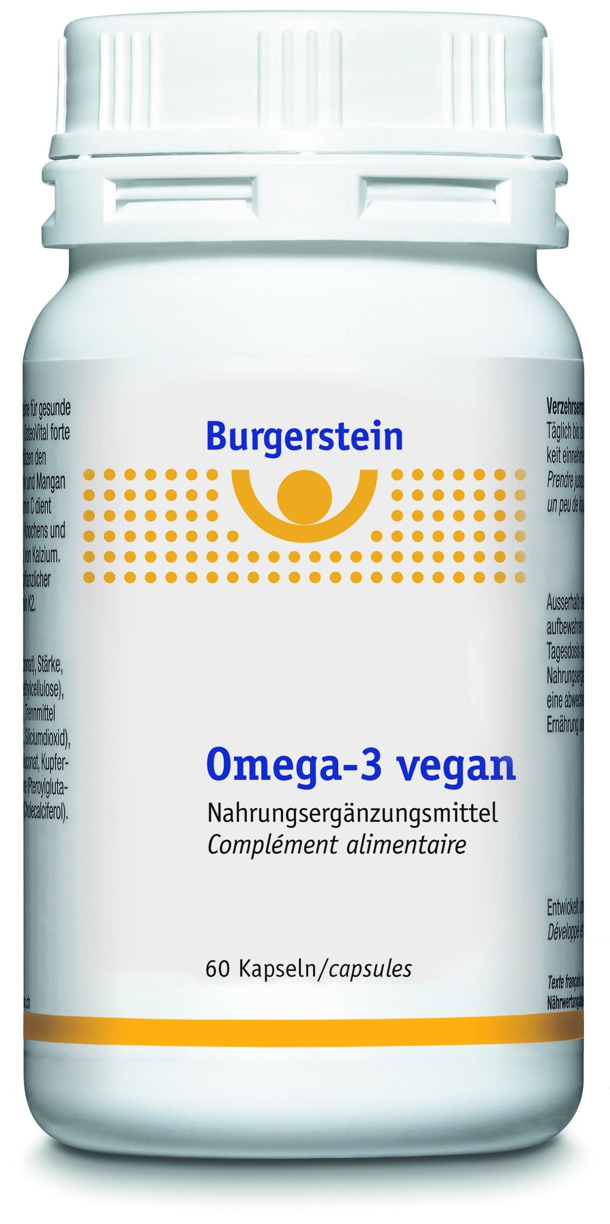 Burgerstein – Omega-3 Vegan 60kapseln