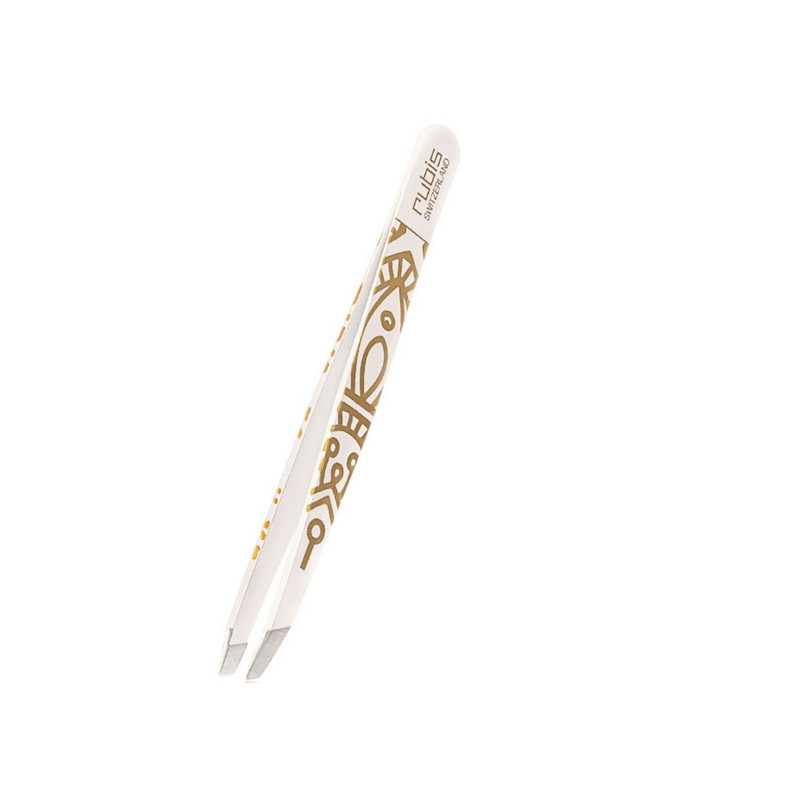 Rubis - Pinzette Schräg, Mandala Totem Gold 1stk