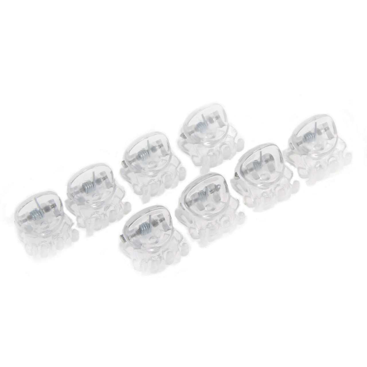 DailyGO - Klemme transparent Kunststoff 1cm