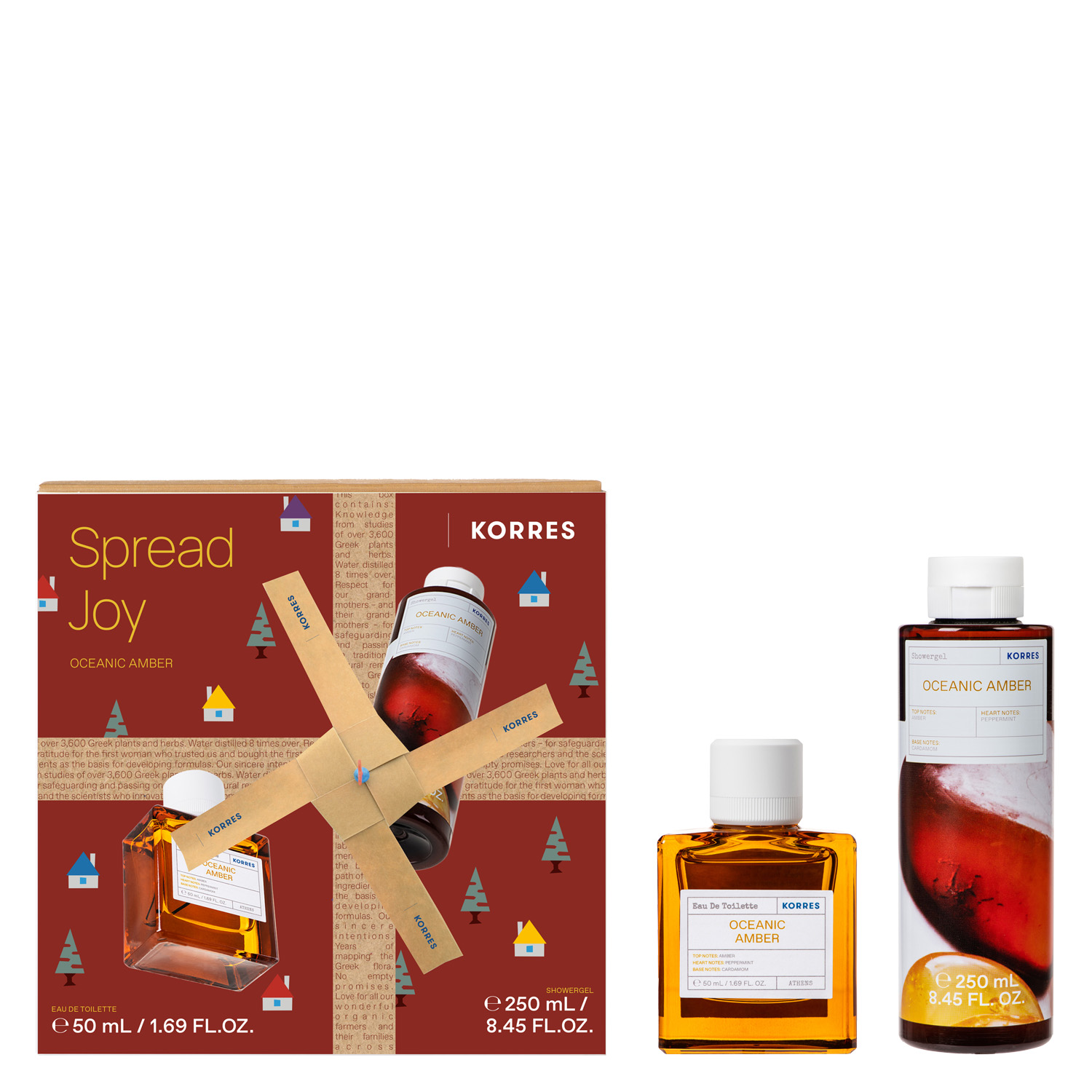 Korres Fragrance - Oceanic Amber Eau De Toilette Set For Him