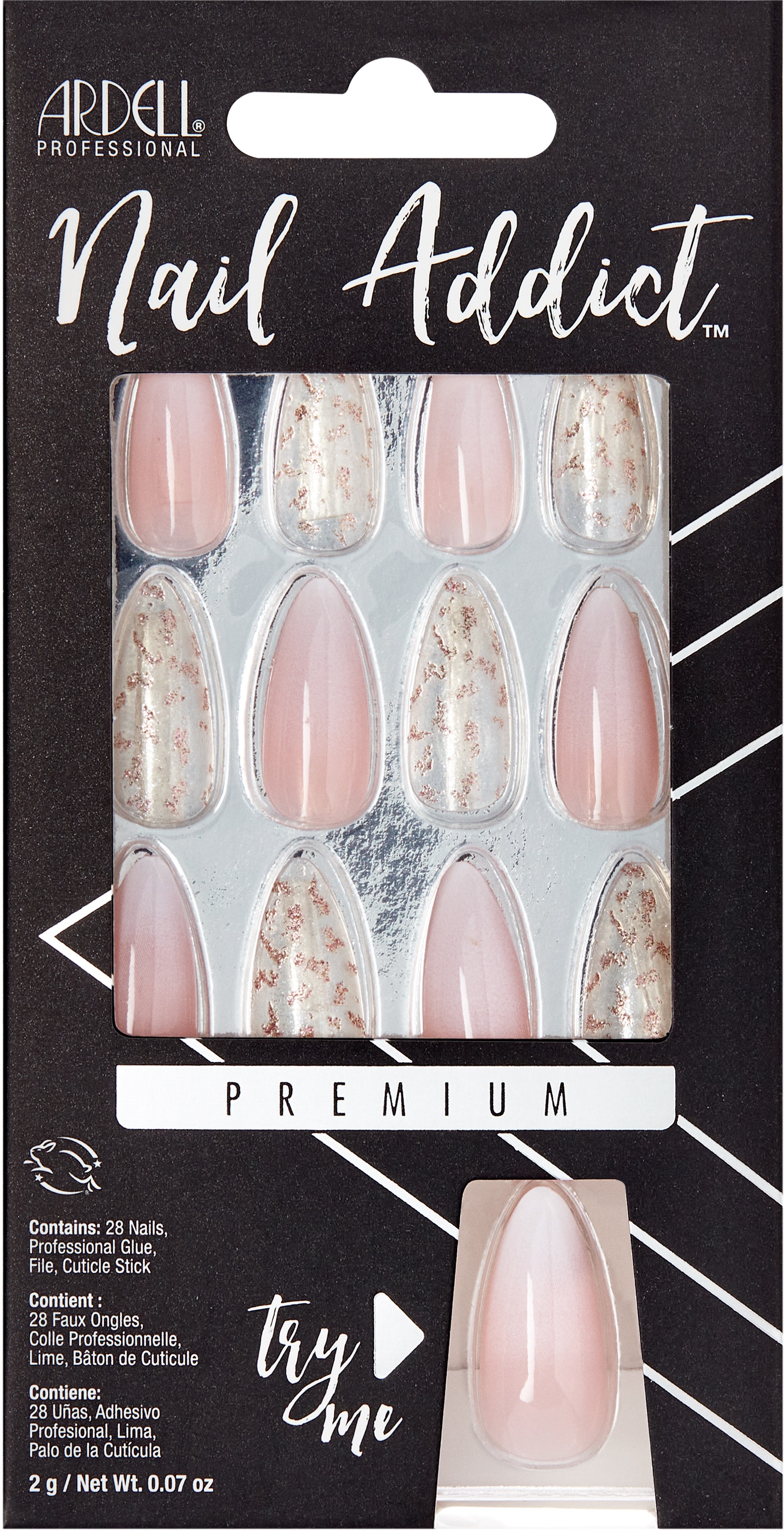 Ardell Nail Addict - Premium Gilded Ombre 24x