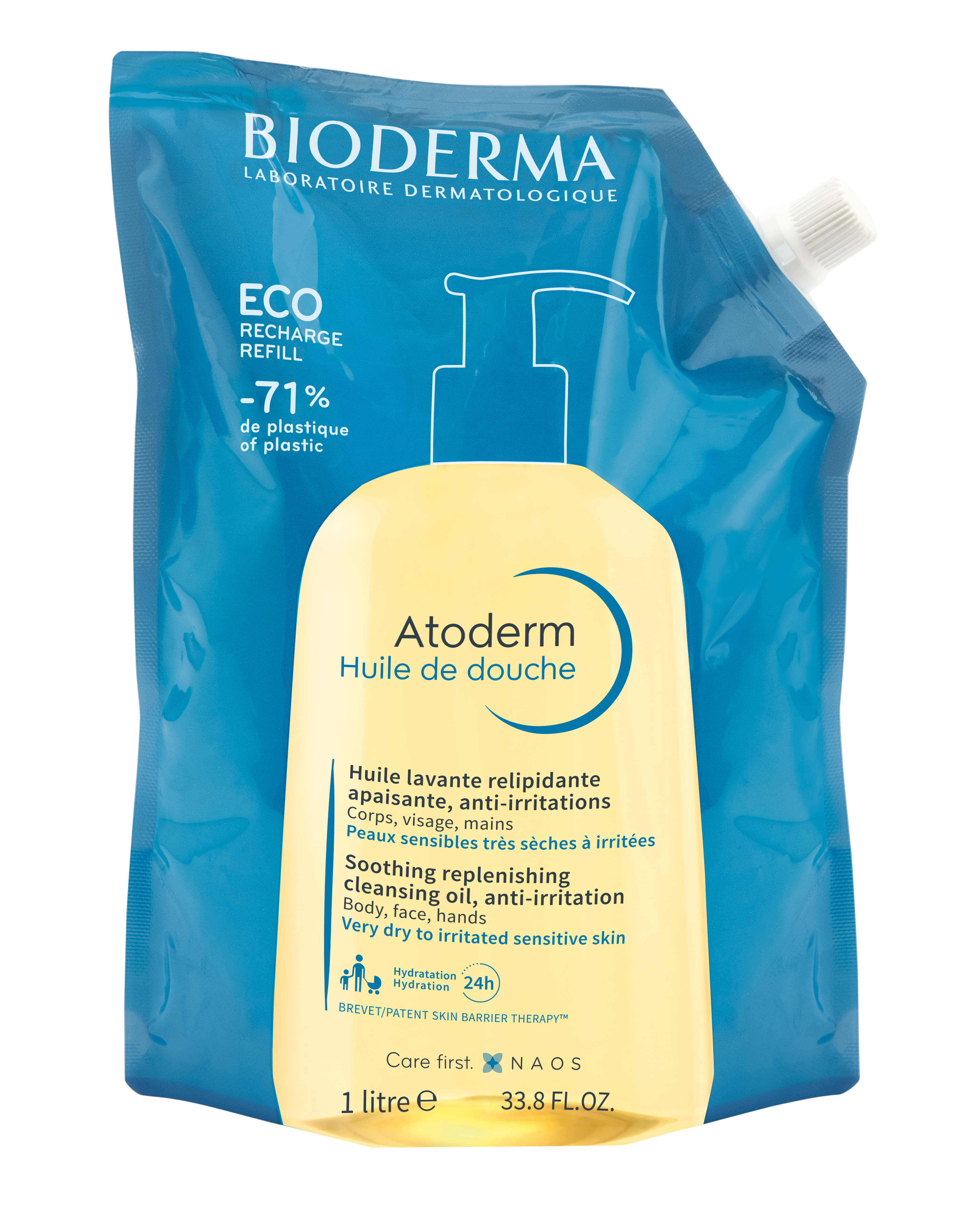 Bioderma Atoderm – Eco Recharge Duschöl Refill 1000ml