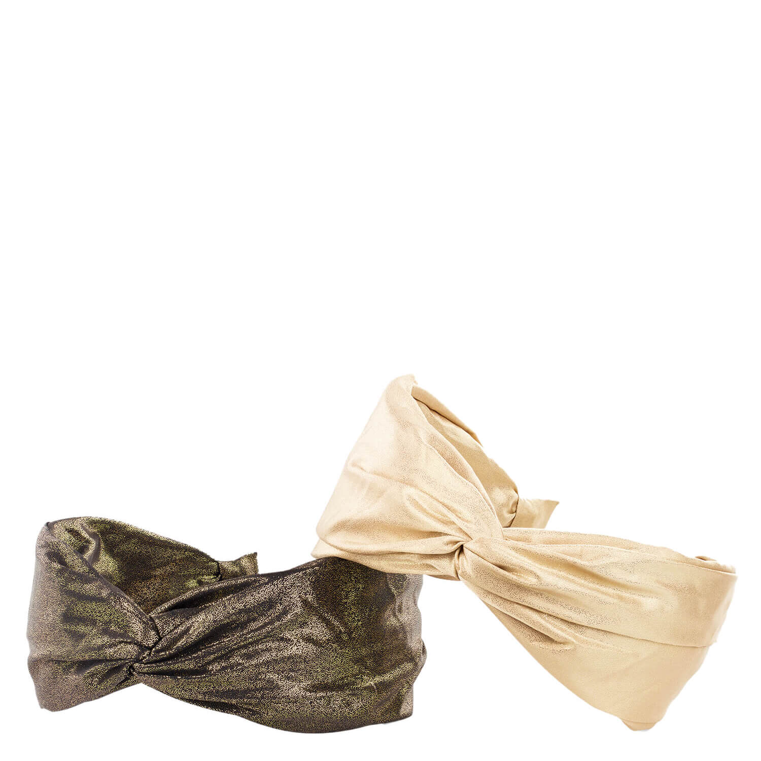 Trisa Haarreif Mit Glitter Knoten, Beige & Schwarz 2x