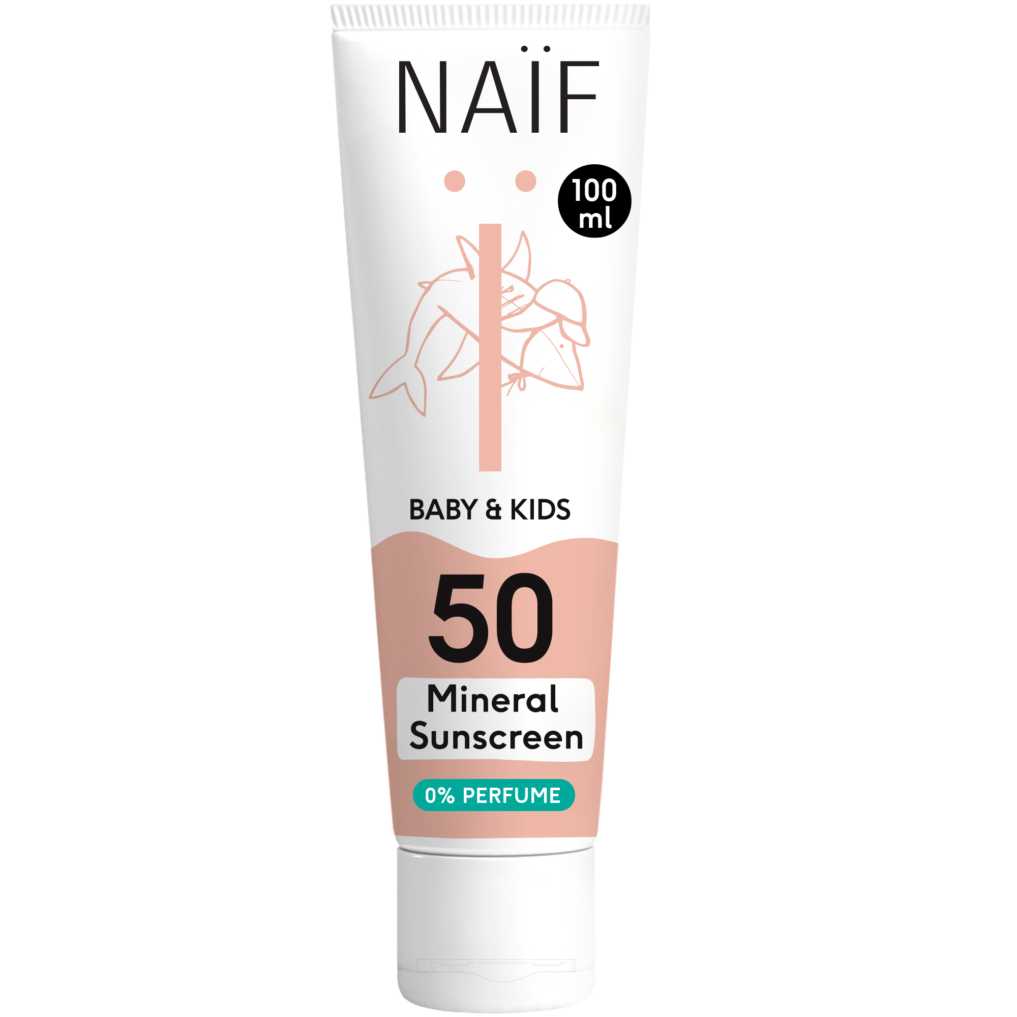 Naïf Naif – Mineral Sunscreen Spf50 No Perfume Baby & Kids 100ml