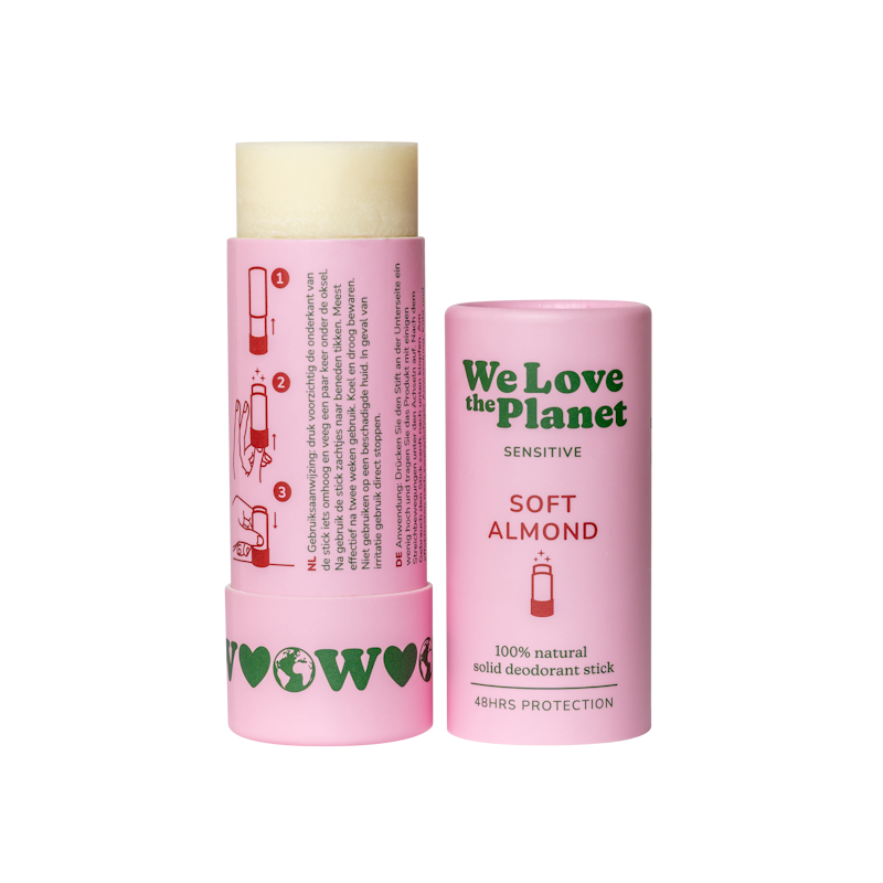 We Love The Planet - Deo-Stick Soft Almond Sensitive 40g