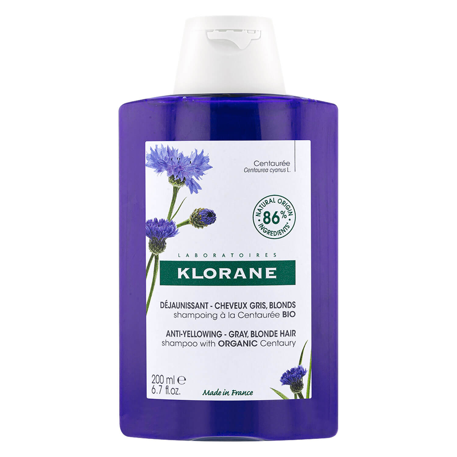 KLORANE Hair Kornblumen Shampoo