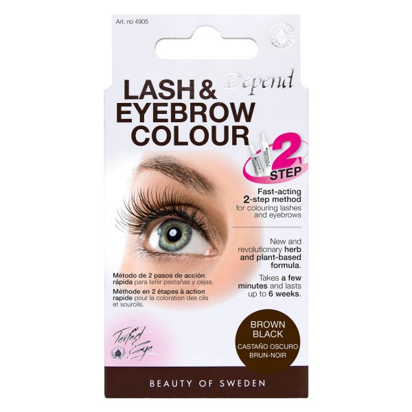 Image of Perfect Eye - Lash and Eyebrow Color Brown Black