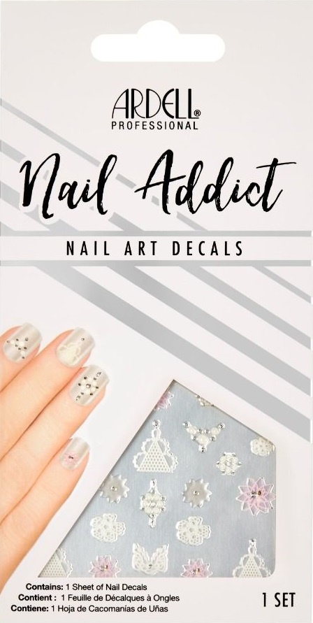 Ardell Nail Addict – Nail Art Sticker Lace & Gems 1x