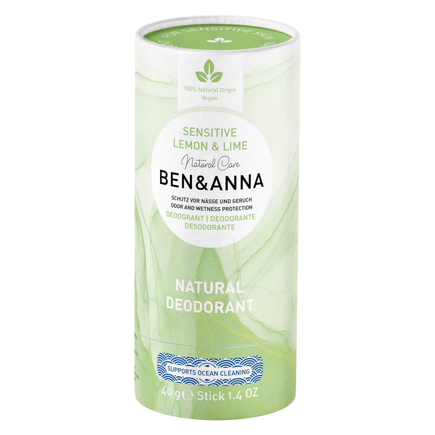 Ben&Anna - Sensitive Lemon & Lime Natural Deo 40g