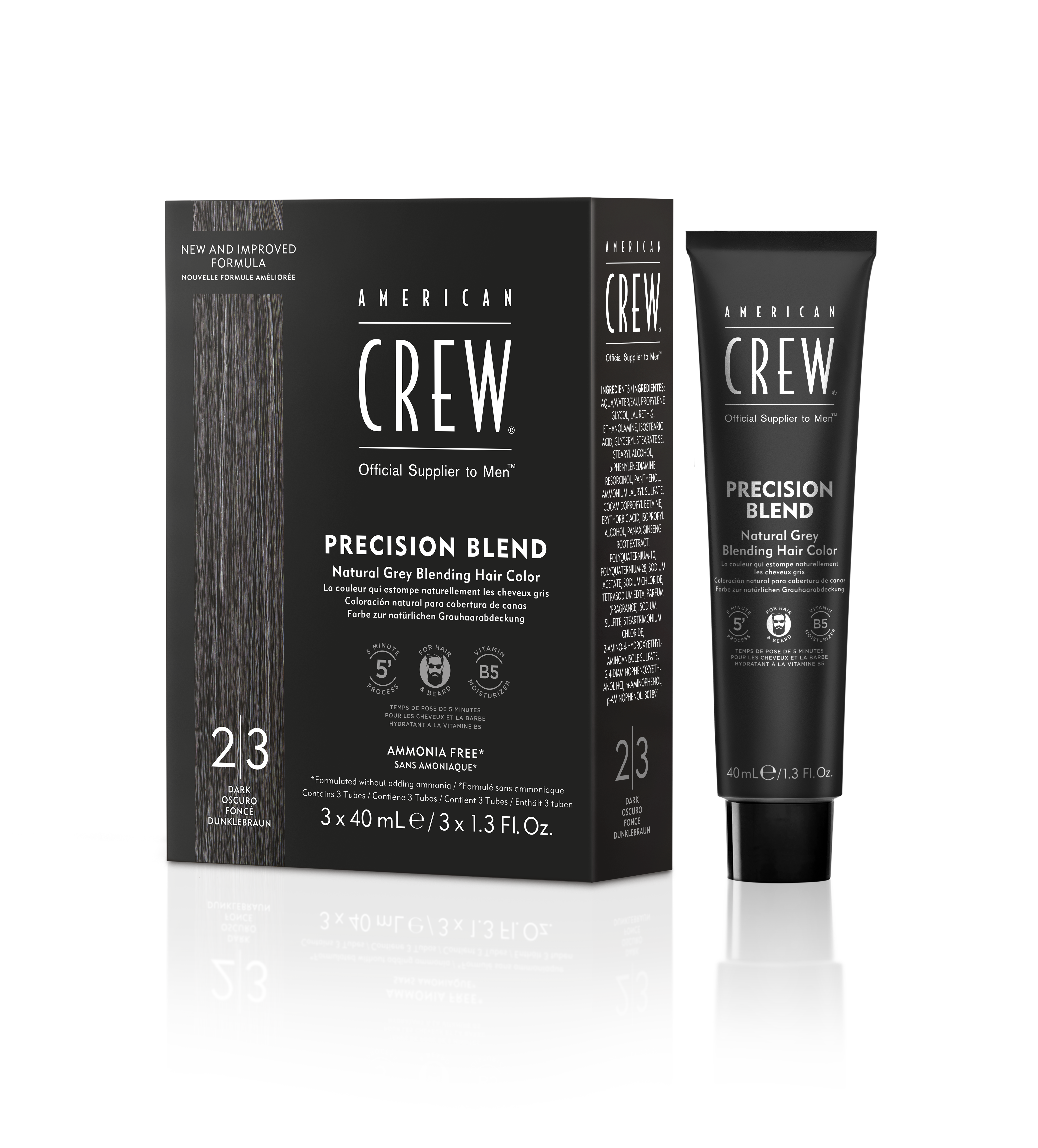 American Crew Precision Blend – Dark 3x40ml