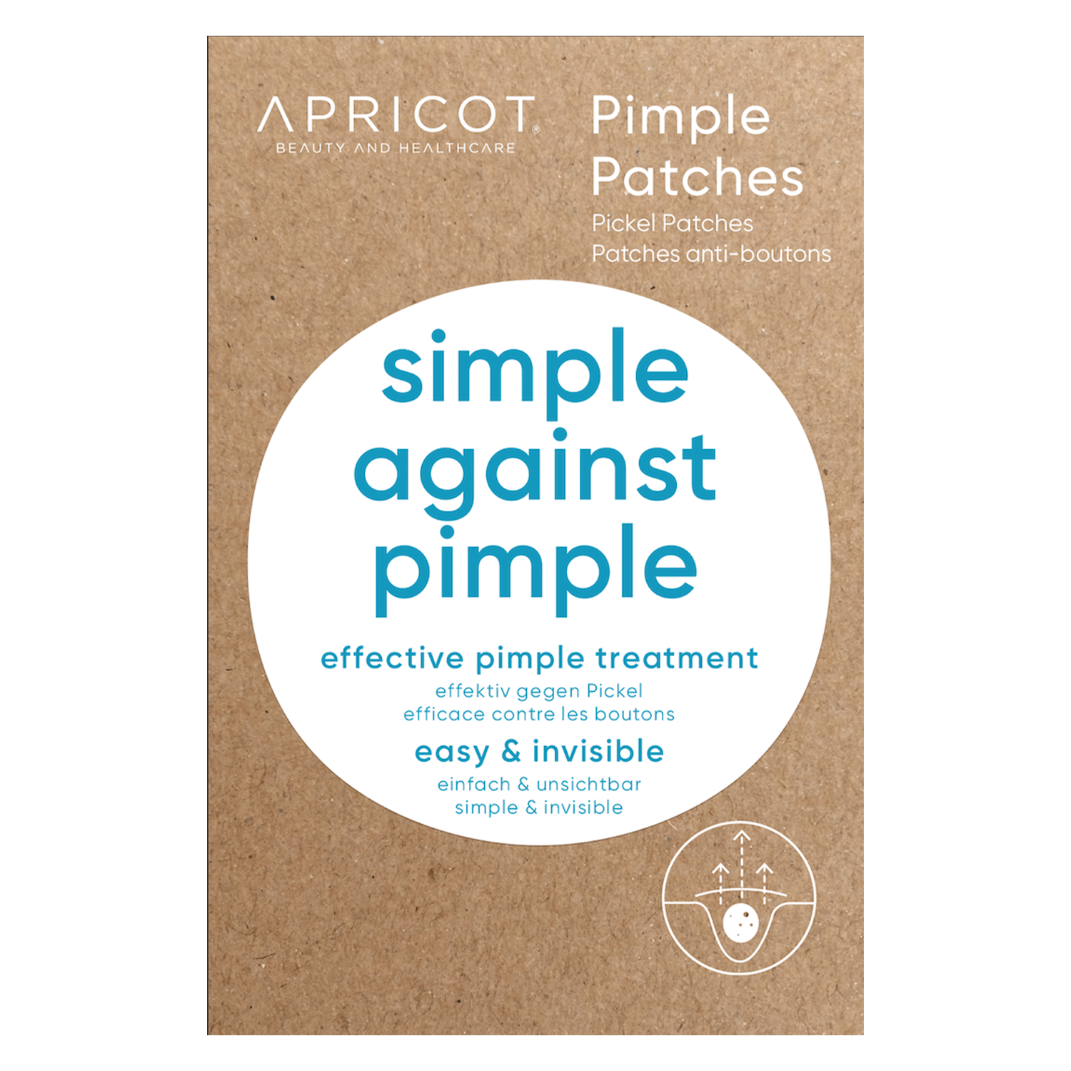 Apricot - Hydrocolloid Pickel Patches Simple Against Pimple 72x