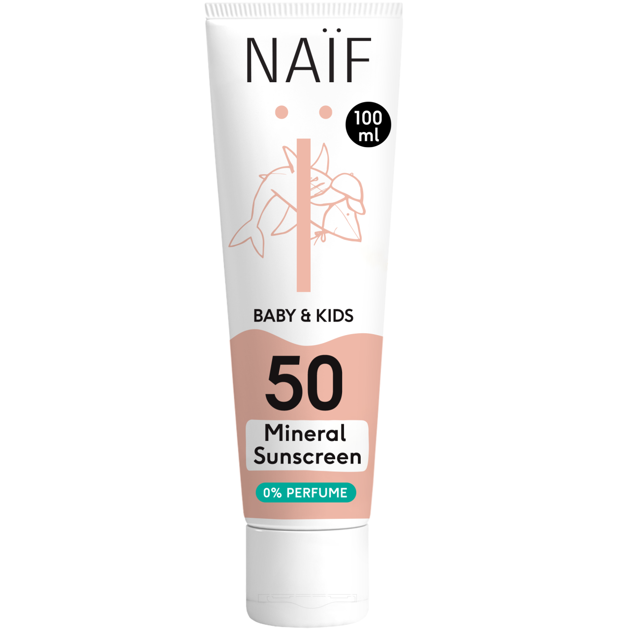Naif - Mineral Sunscreen SPF50 No Perfume Baby & KIDs