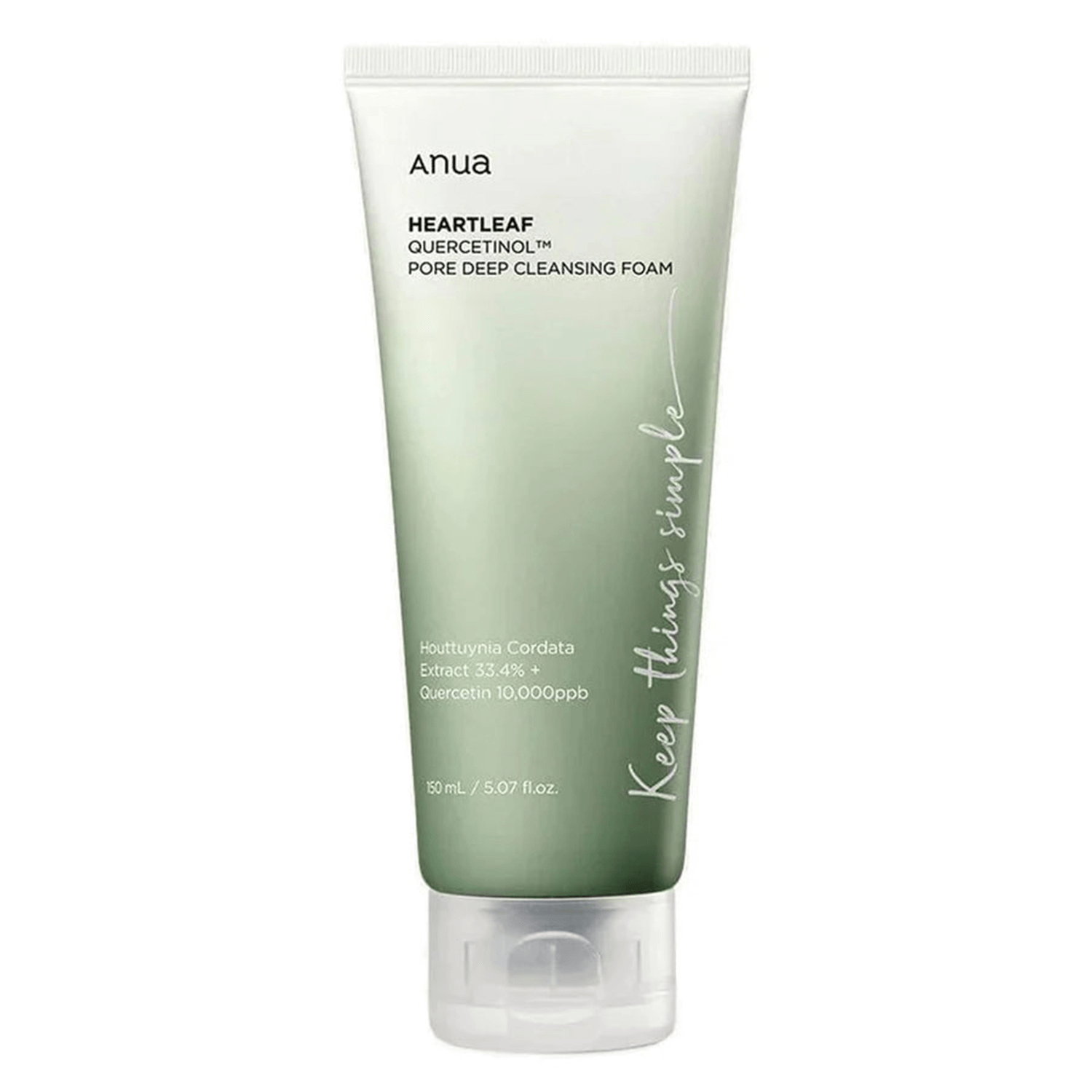 Anua – Heartleaf Quercetinol Pore Deep Cleansing Foam 150ml
