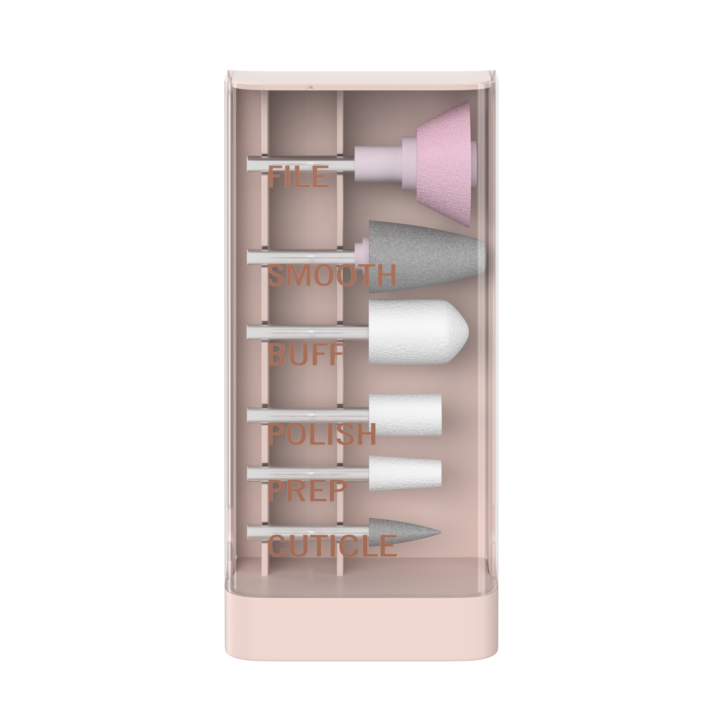 Flawless - Salon Nails Ersatzkopf-Set 1x