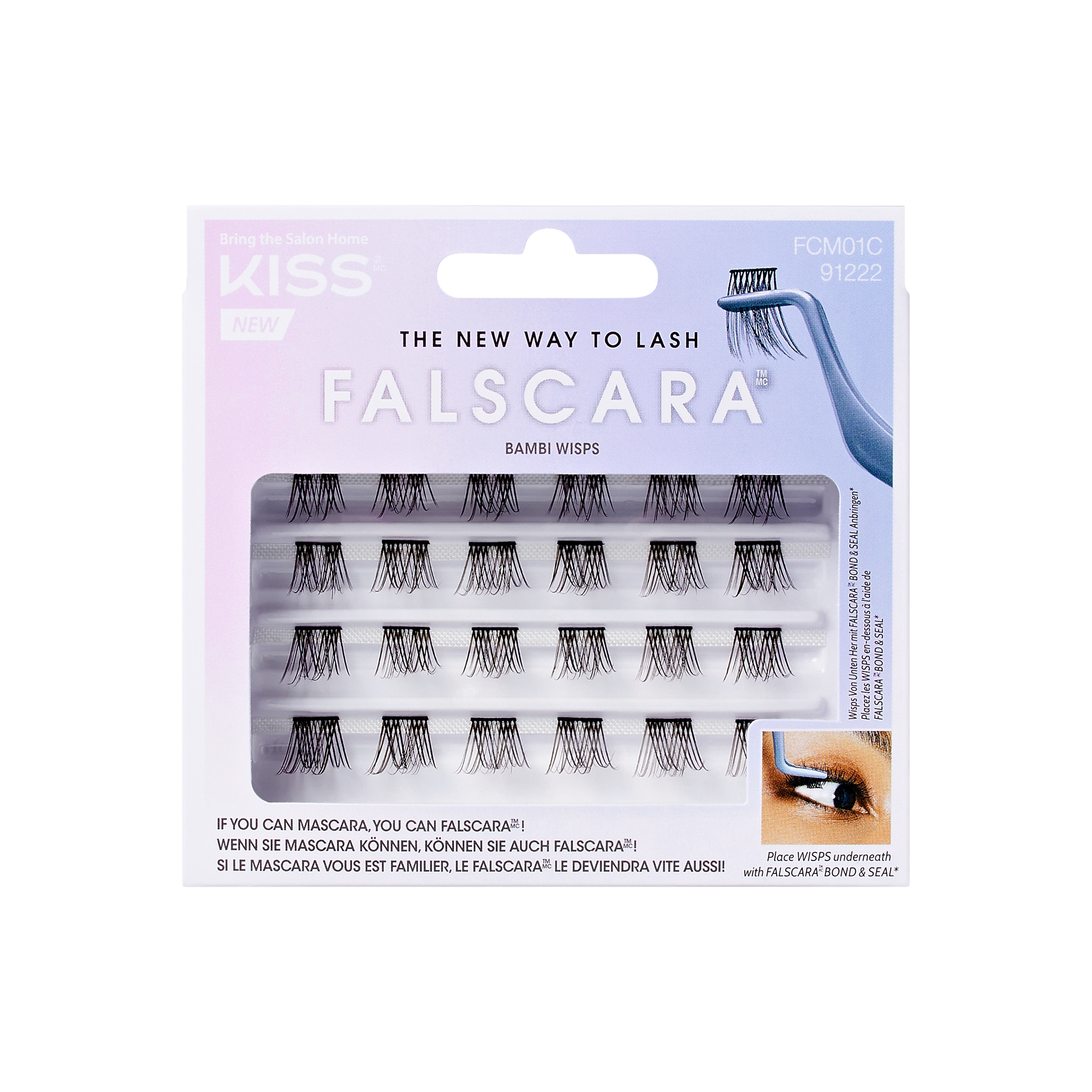 Kiss Lashes - Falscara Eyelash Wisp Multi - Bambi 1stk