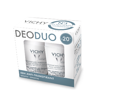 Vichy Deo – Anti-Transpirant Roll-On Sensitive Duo 2x50ml