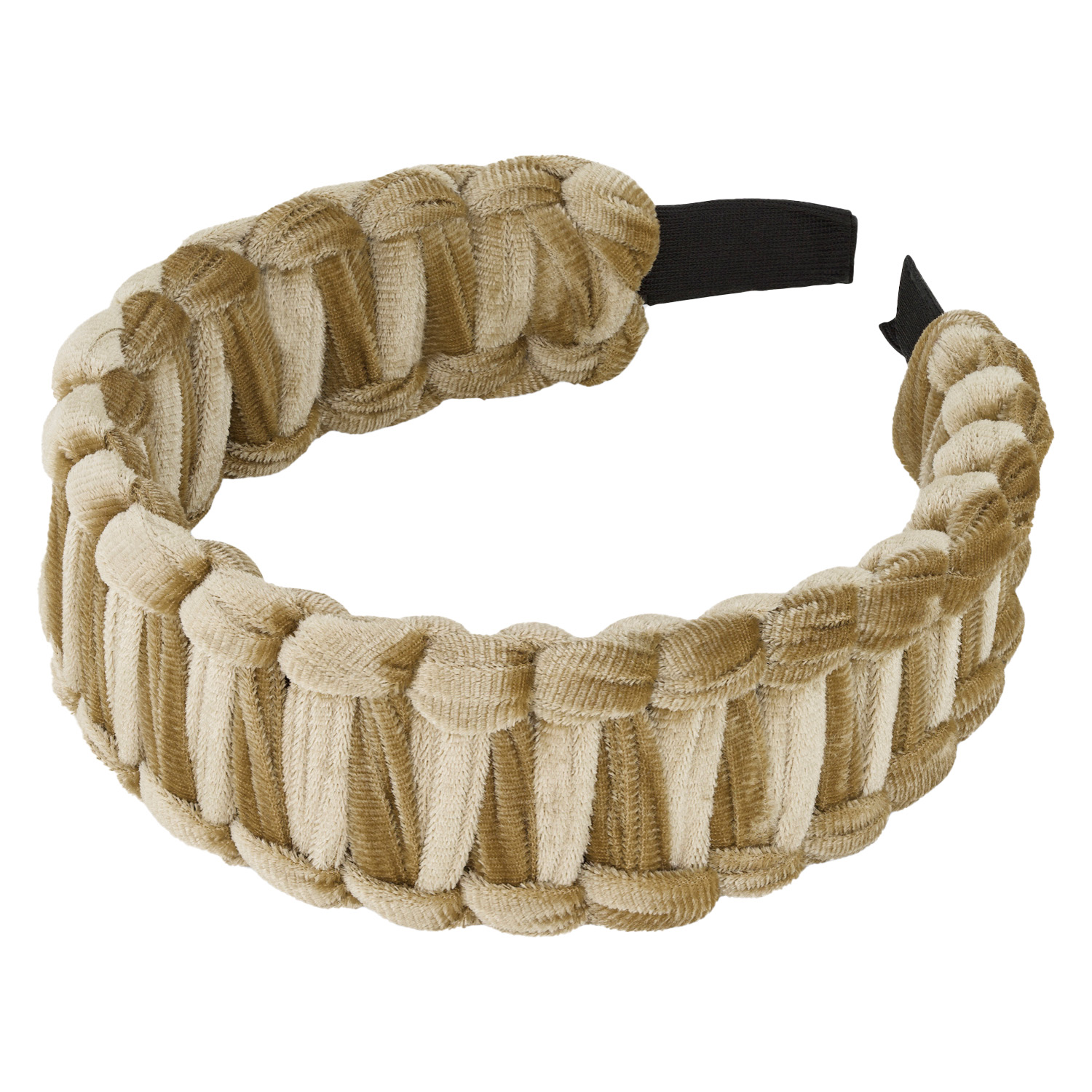 Trisa Hair – Velvet Hairband Sand 1x